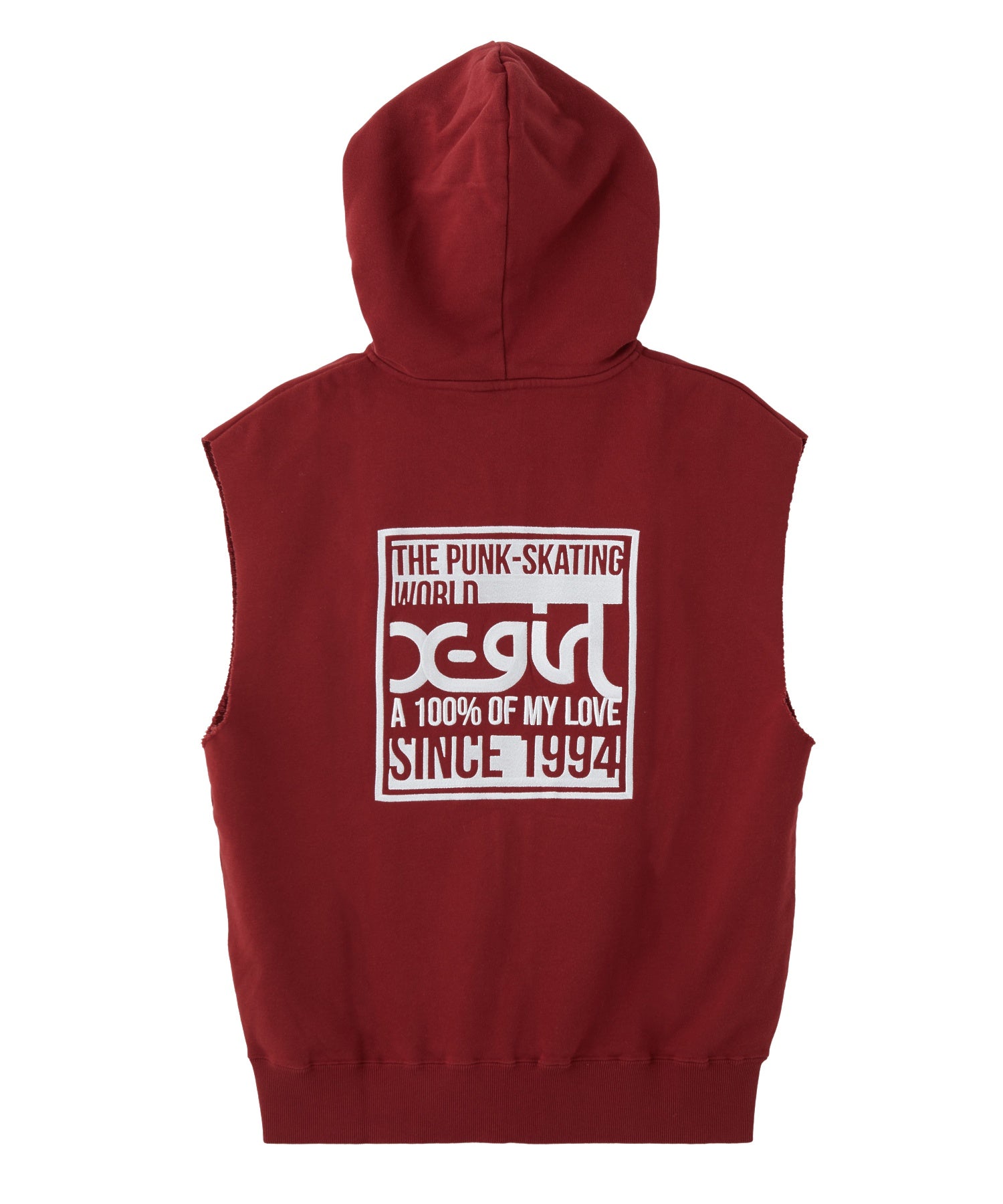 SIGNBOARD LOGO ZIP UP SWEAT VEST