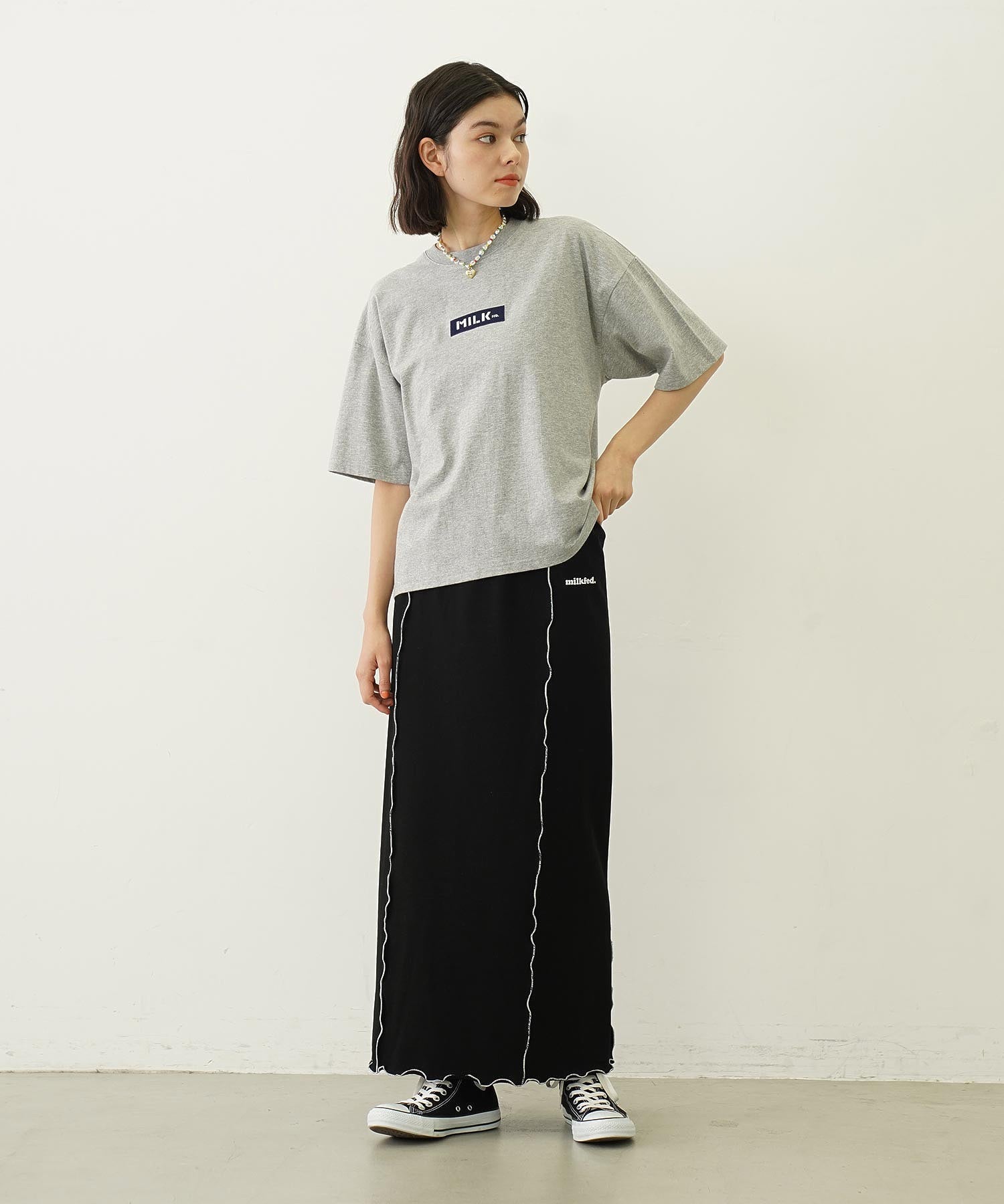 LETTUCE EDGE SWEAT SKIRT