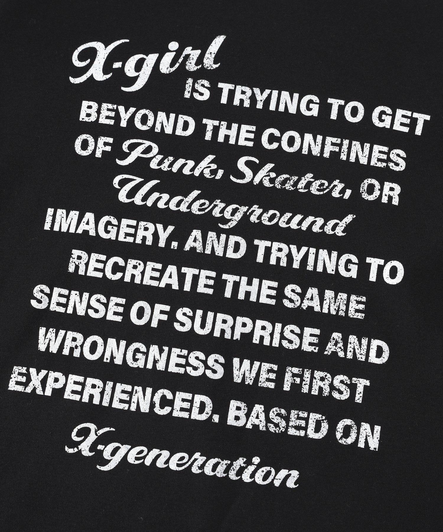 LETTERING L/S COMPACT TOP