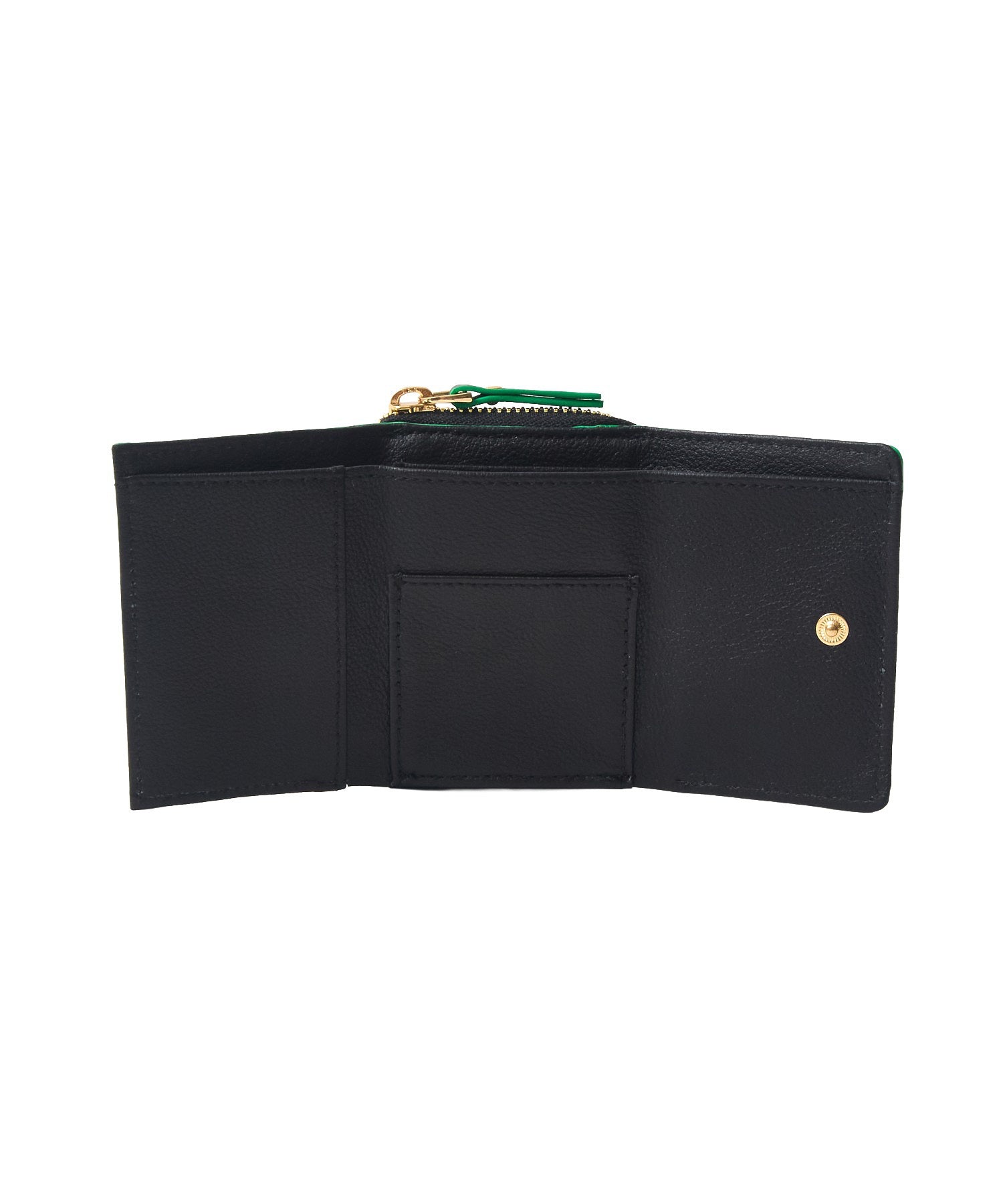 LOGO TRIFOLD LEATHER WALLET