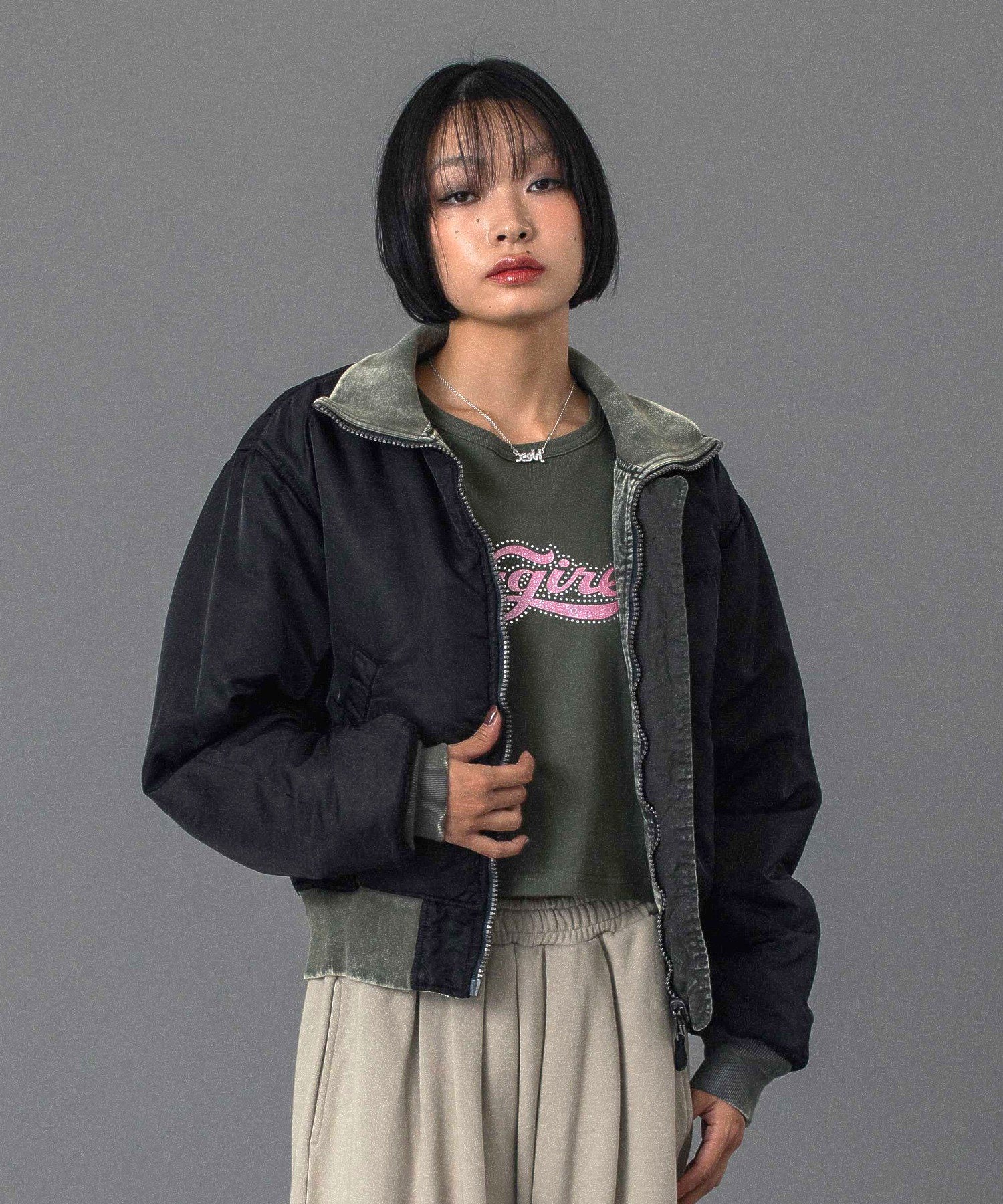 FADED REVERSIBLE MA-1 JACKET