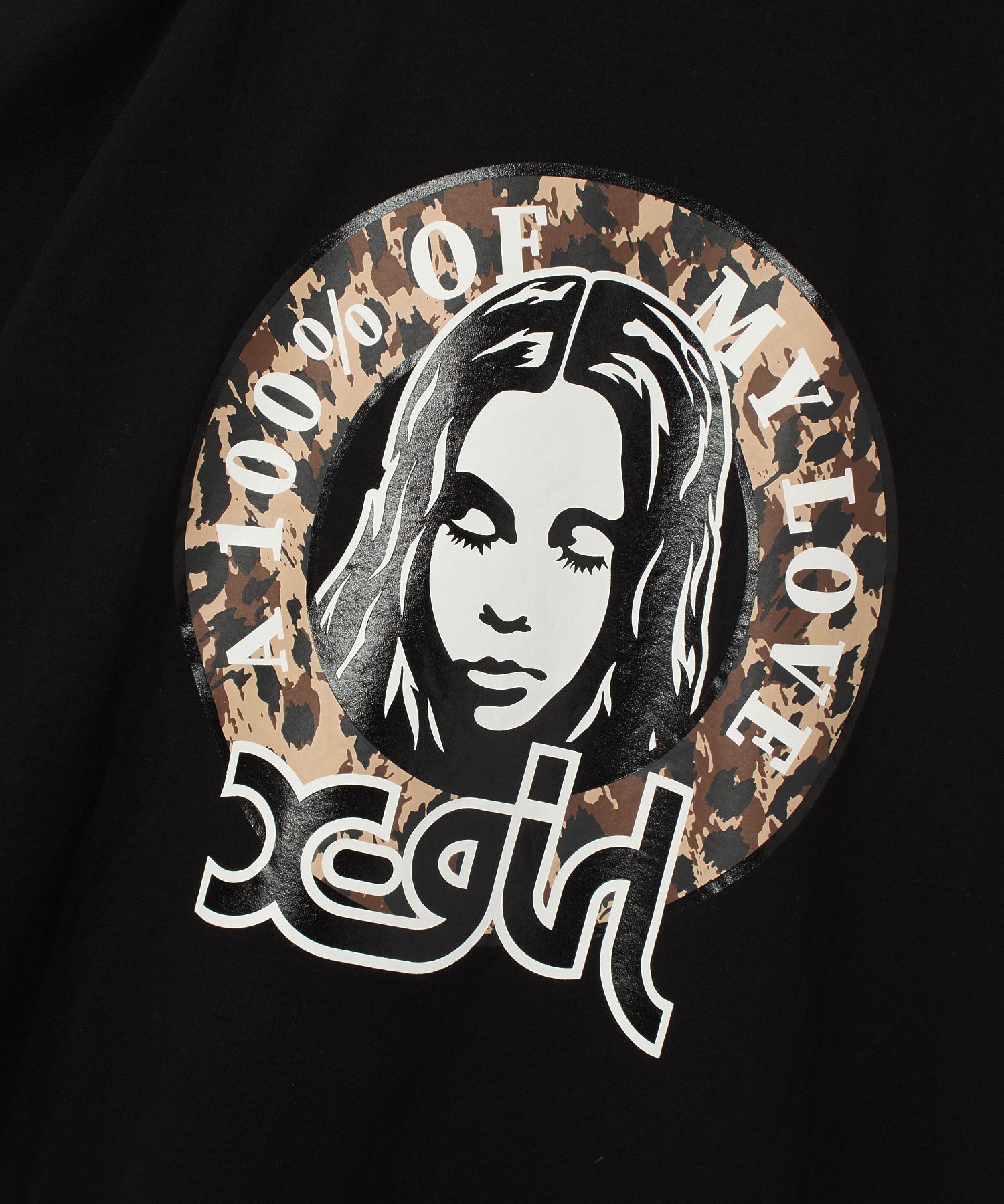 LEOPARD CIRCLE LOGO AND FACE S/S TEE DRESS