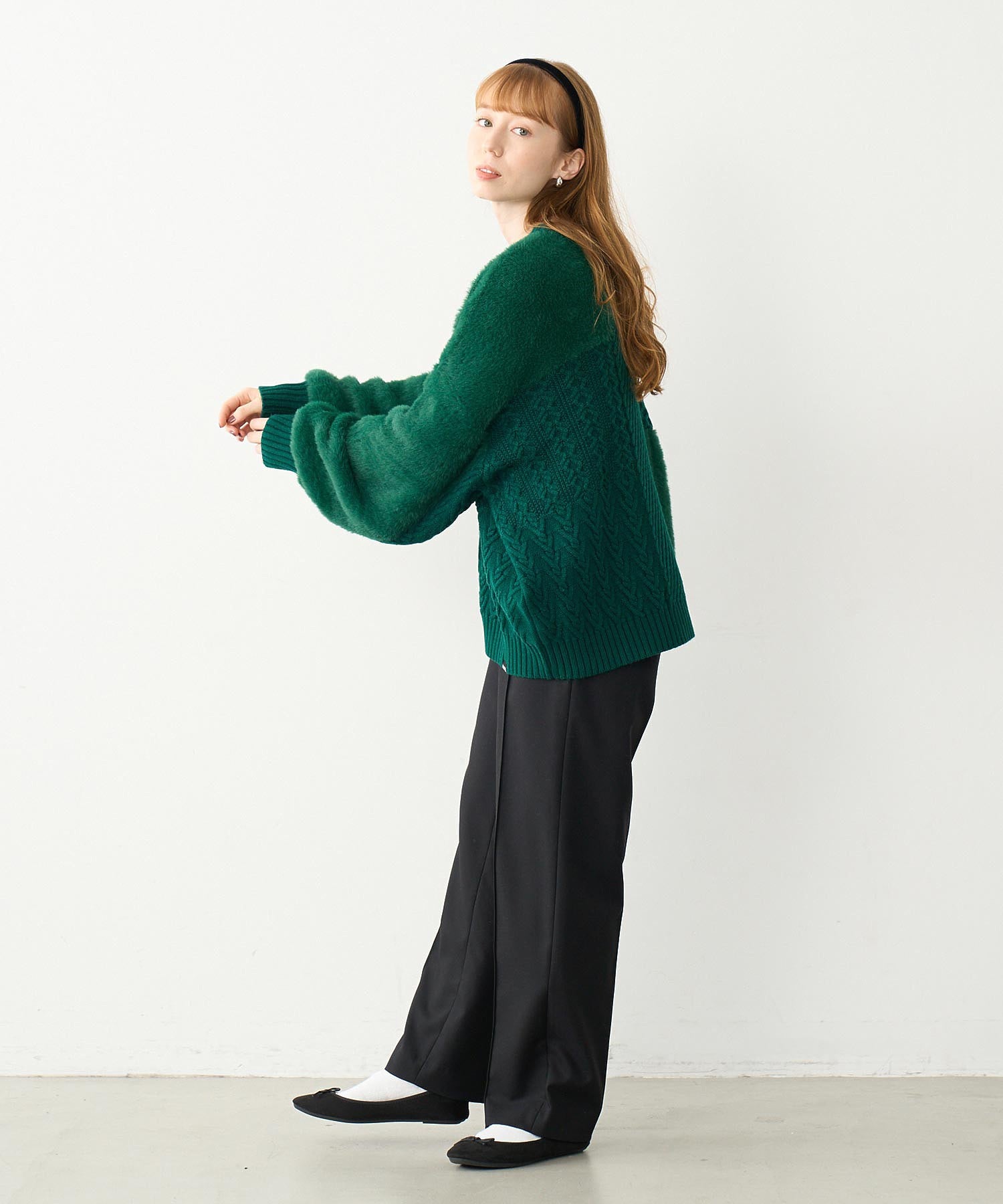 MULTI PANEL KNIT TOP