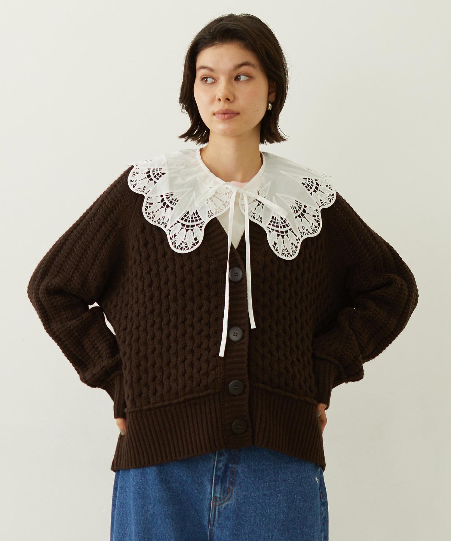 CABLE KNIT CARDIGAN