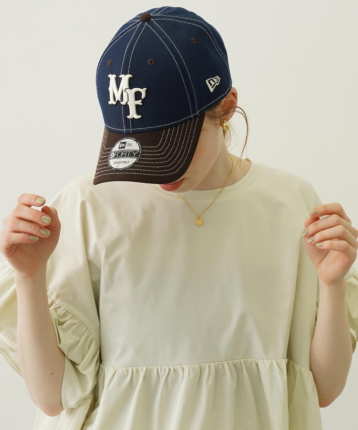 MILKFED.×NEWERA 9FORTY MF LOGO CAP