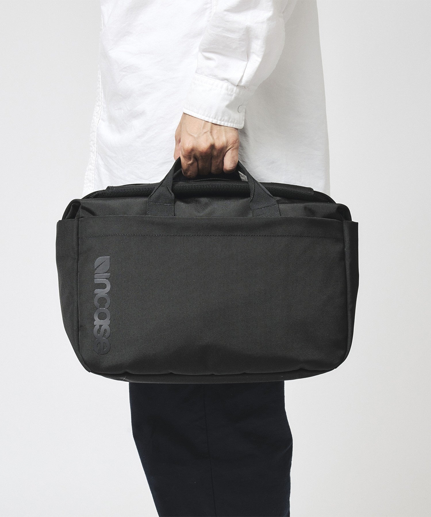 Grid Shoulder Bag - Black