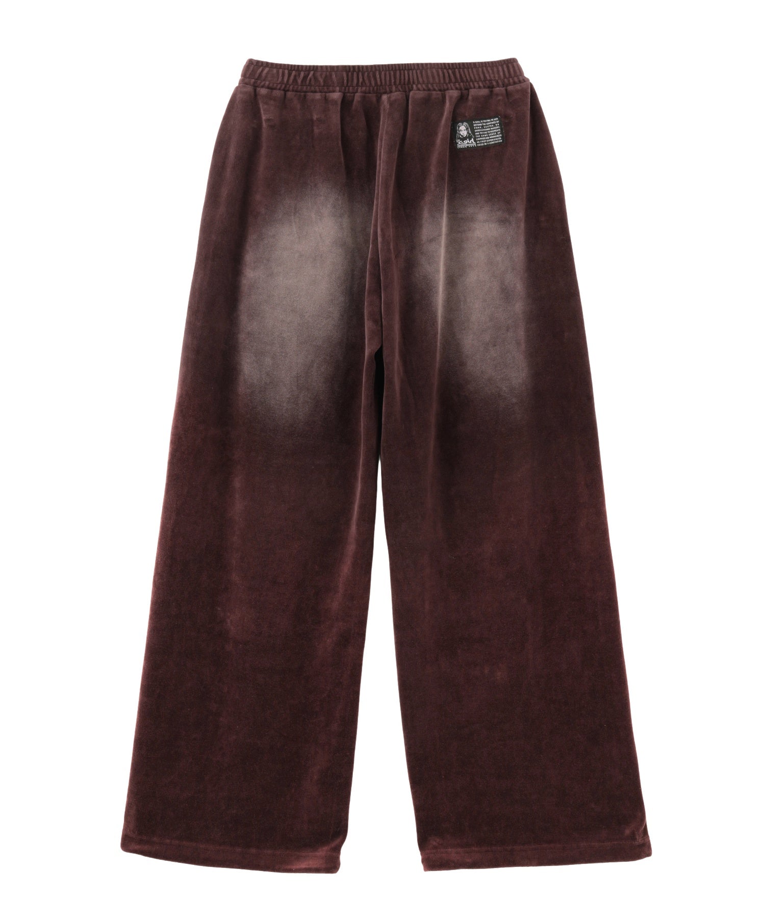 FADED VELOUR LOOSE FIT PANTS