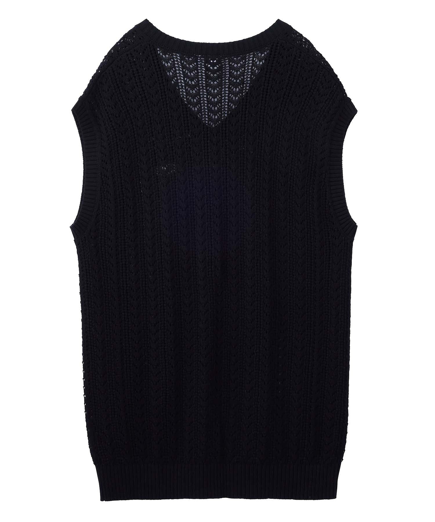 CROCHET VEST X-girl