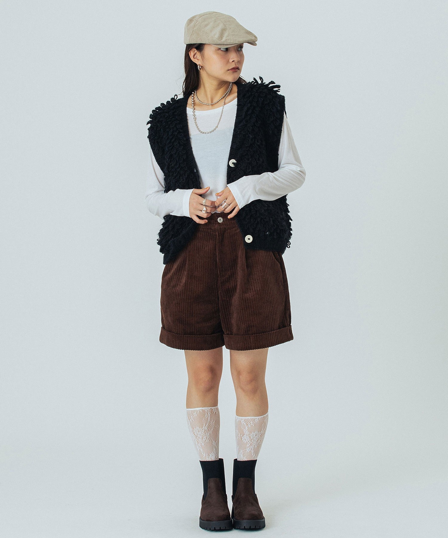 model:160cm 着用サイズ:ONE SIZE
