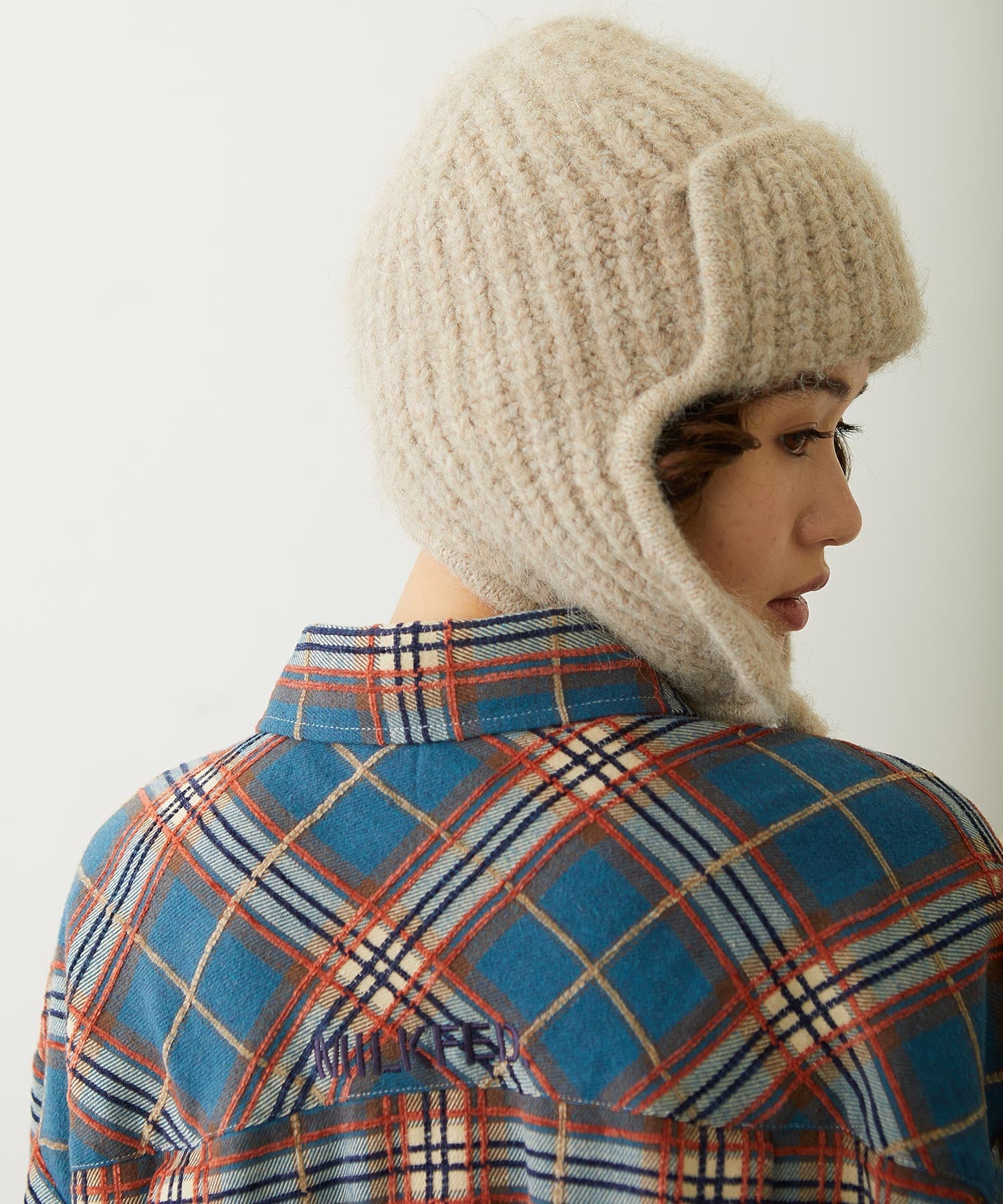 EAR FLAP KNIT CAP