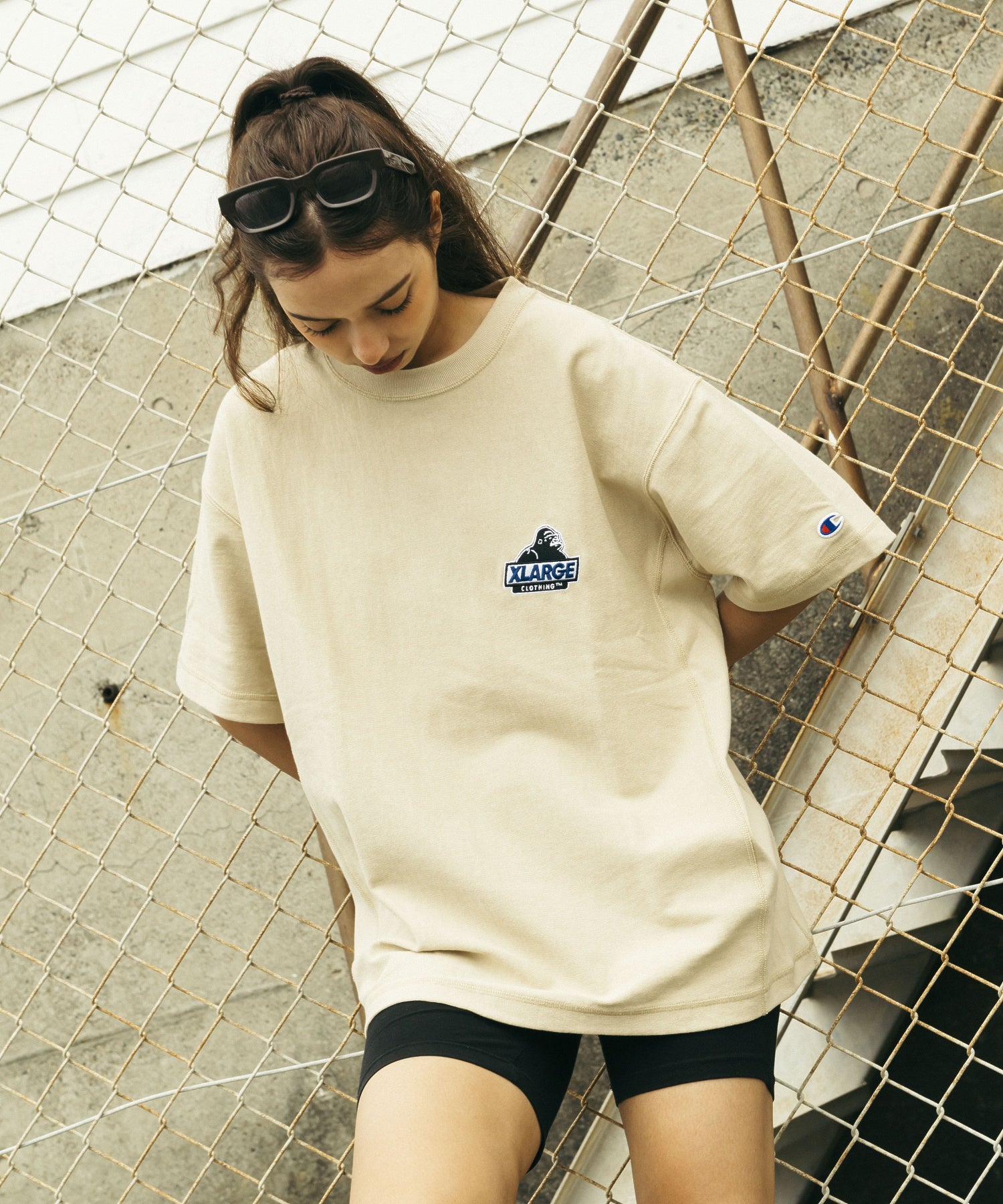XLARGE×Champion S/S TEE