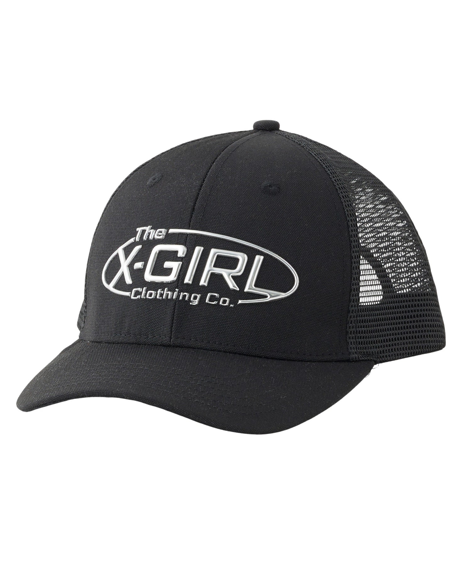 METALLIC LOGO 6PANEL MESH CAP