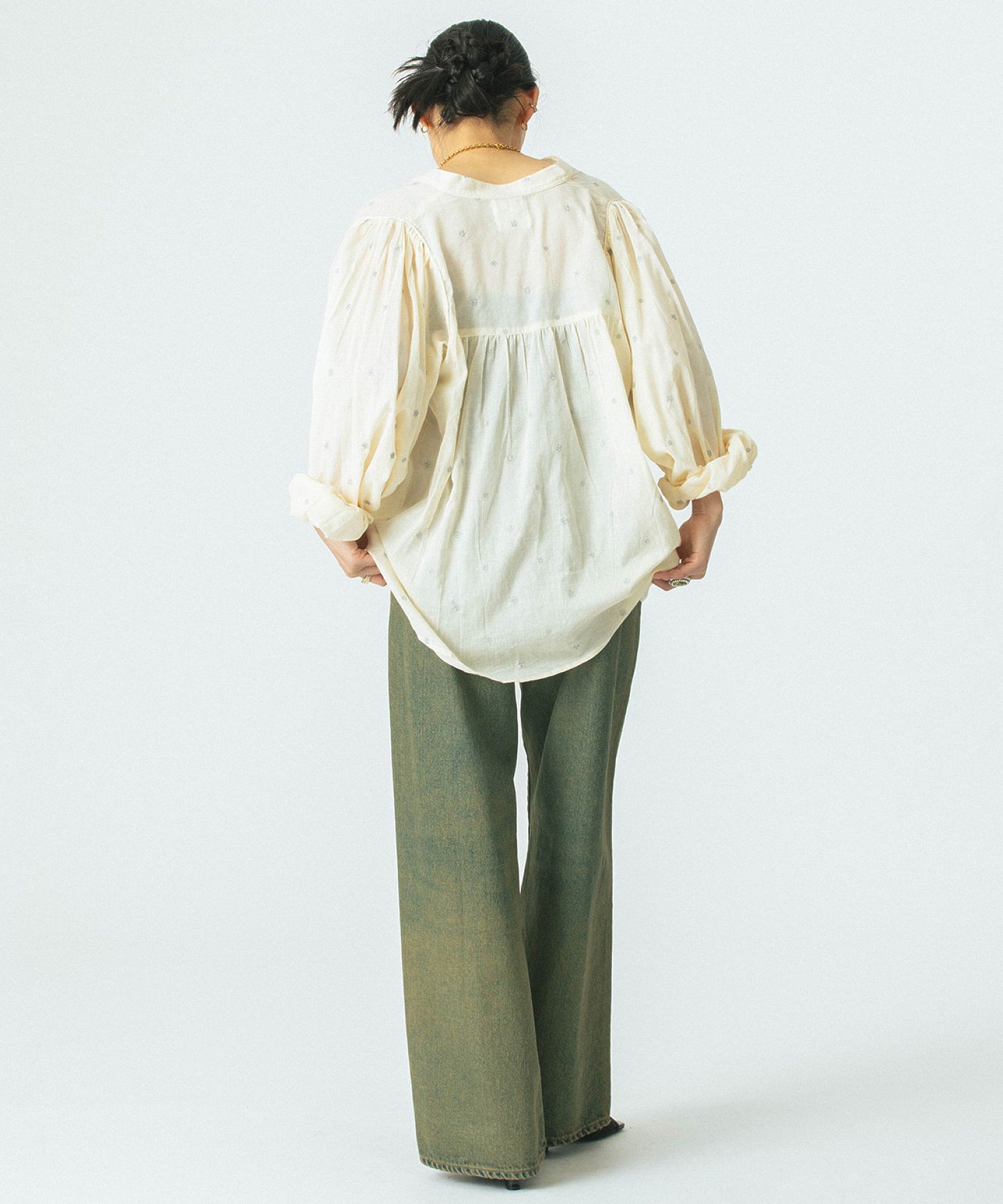 GENE HEAVENS/STAR EMBROIDERY SHIRT