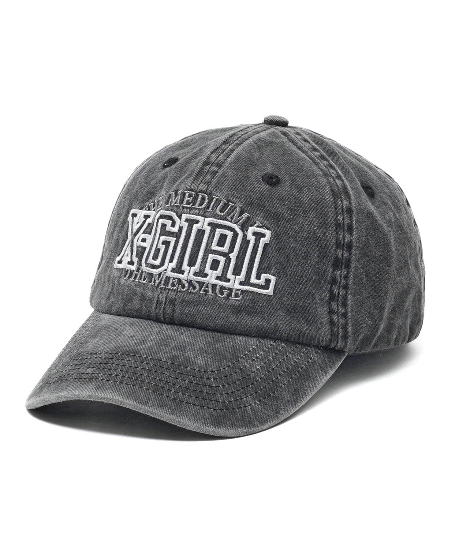 COLLEGE LOGO PIGMENT 6PANEL CAP