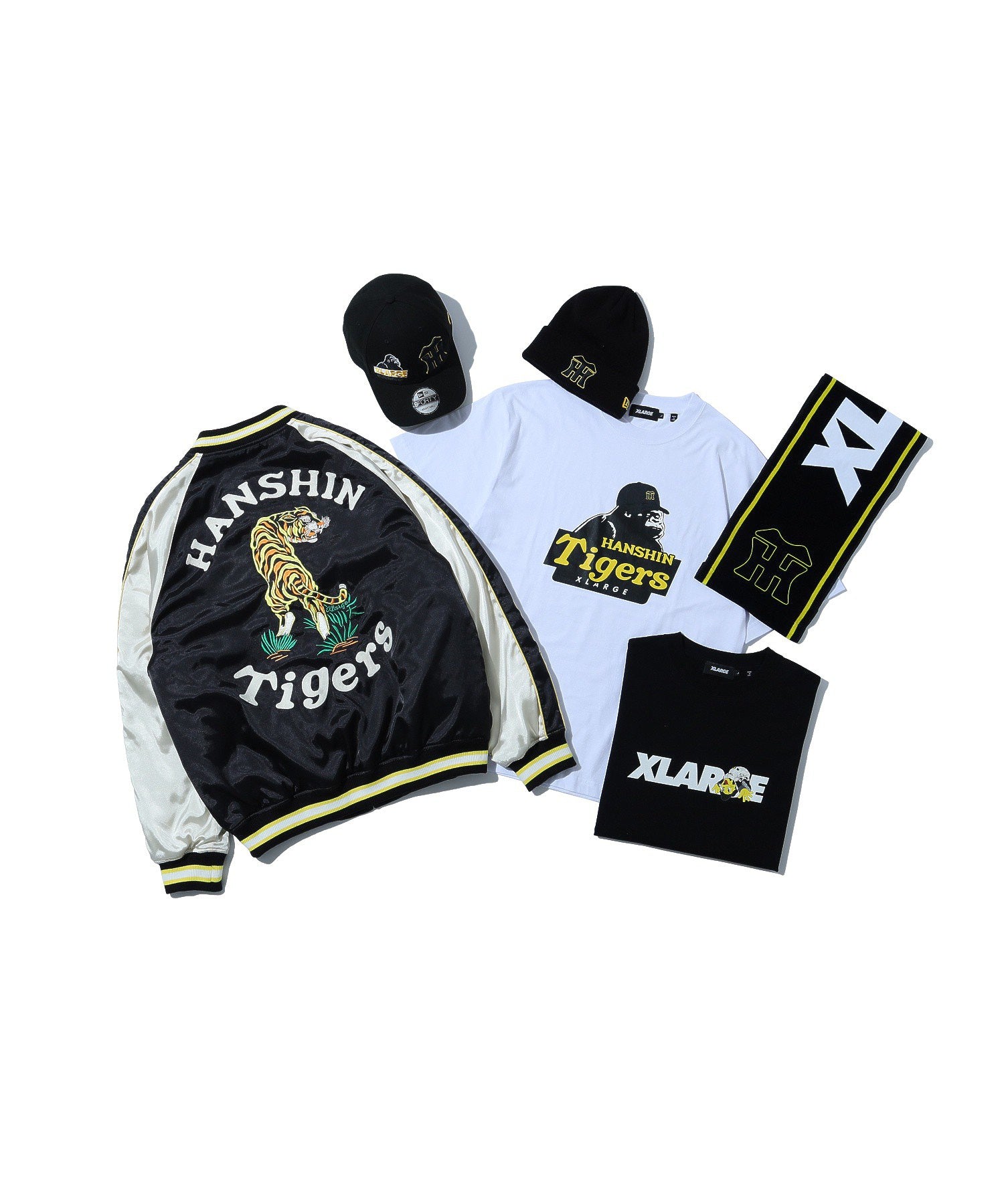 XLARGE×HANSHIN TIGERS×NEW ERA MIX LOGO CAP