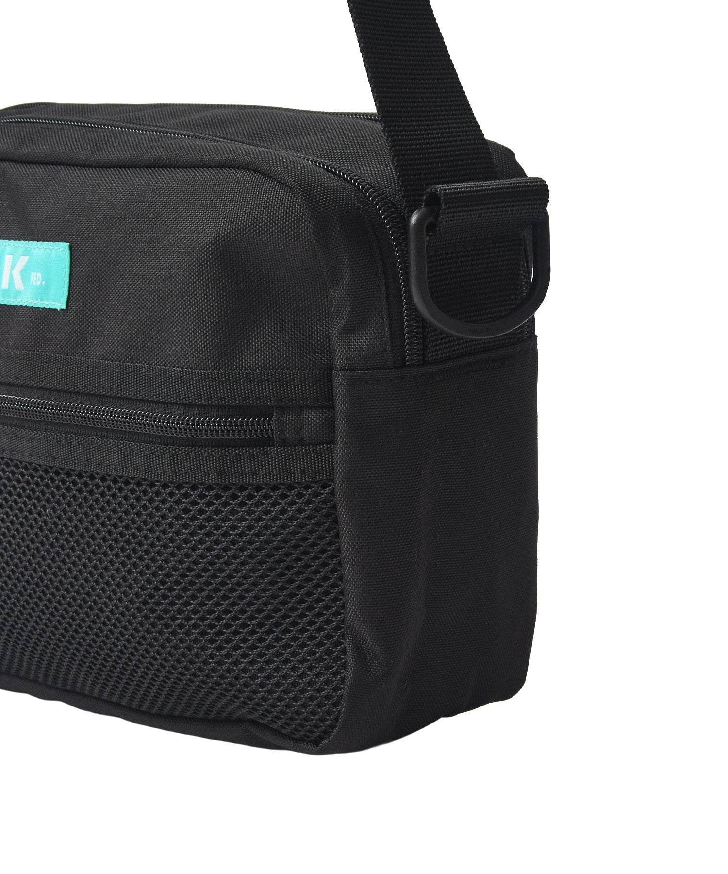 SHOULDER WIDE BAG MESH POCKET LtGREEN