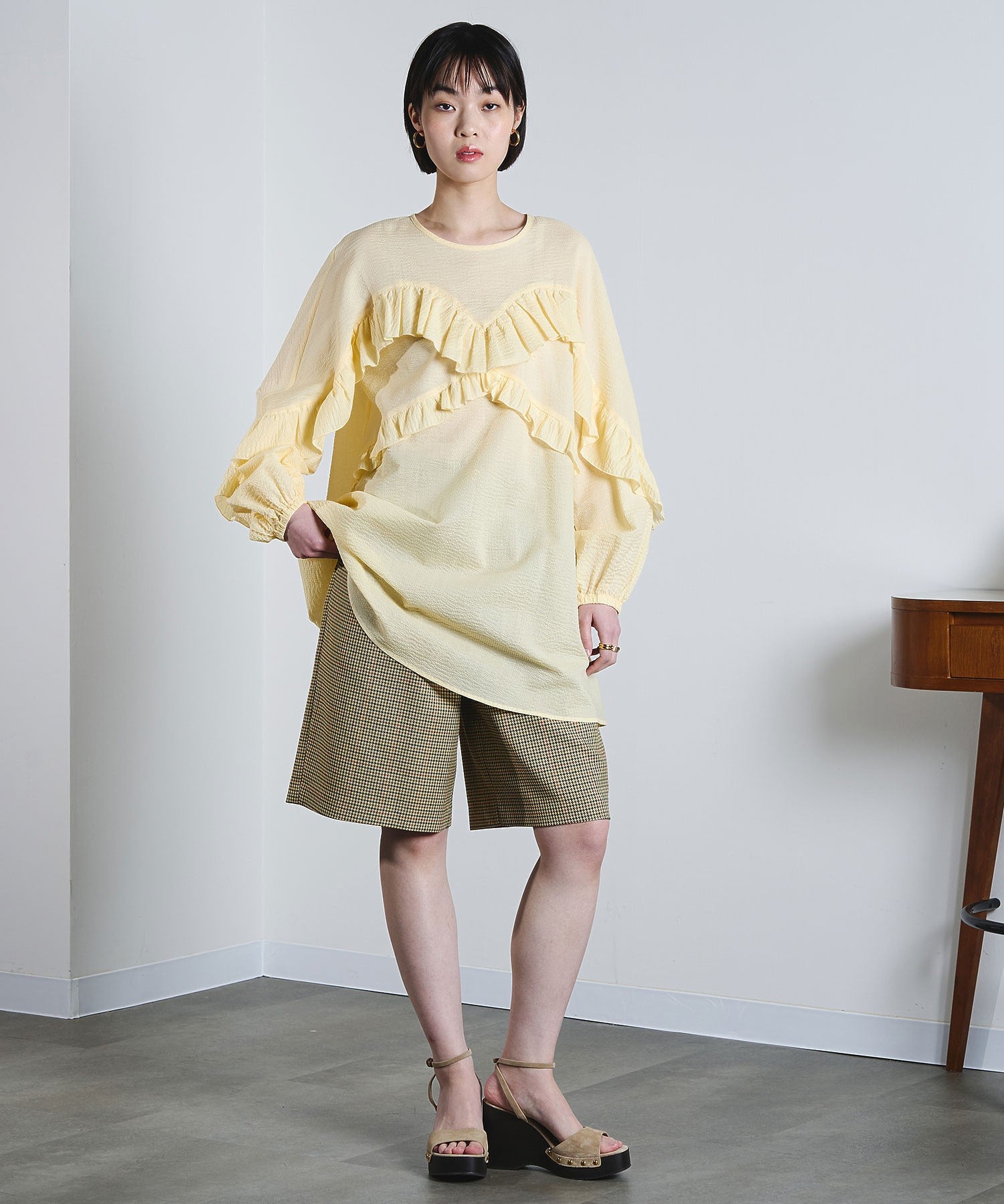 model:168cm 着用サイズ:S