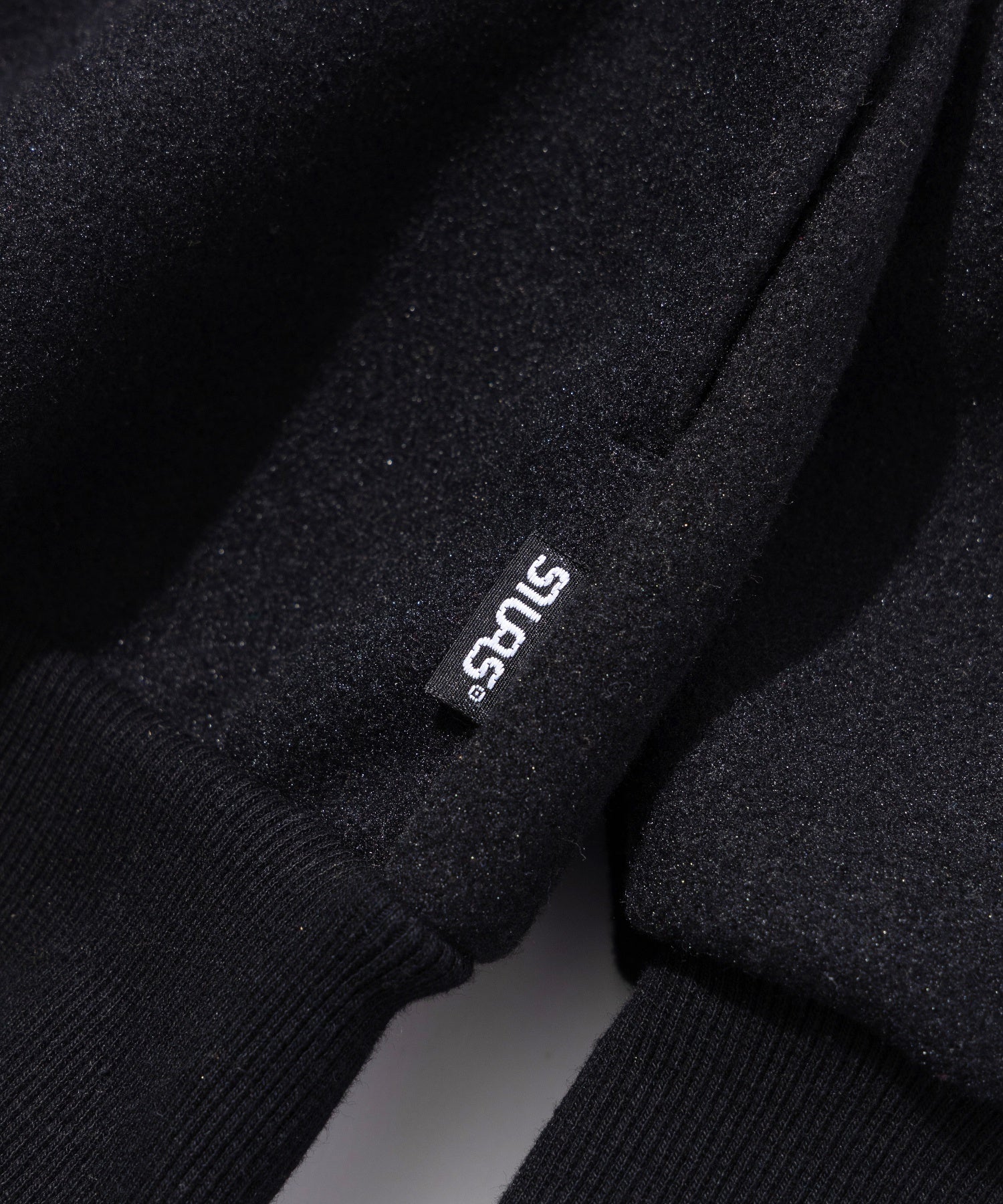 ELBOW PATCH ZIP OPEN SWEATSHIRT