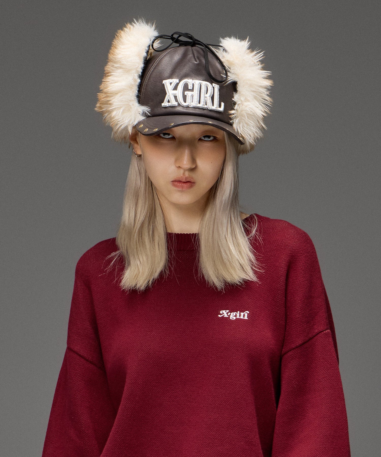 FAUX FUR EAR FLAP 5PANEL CAP