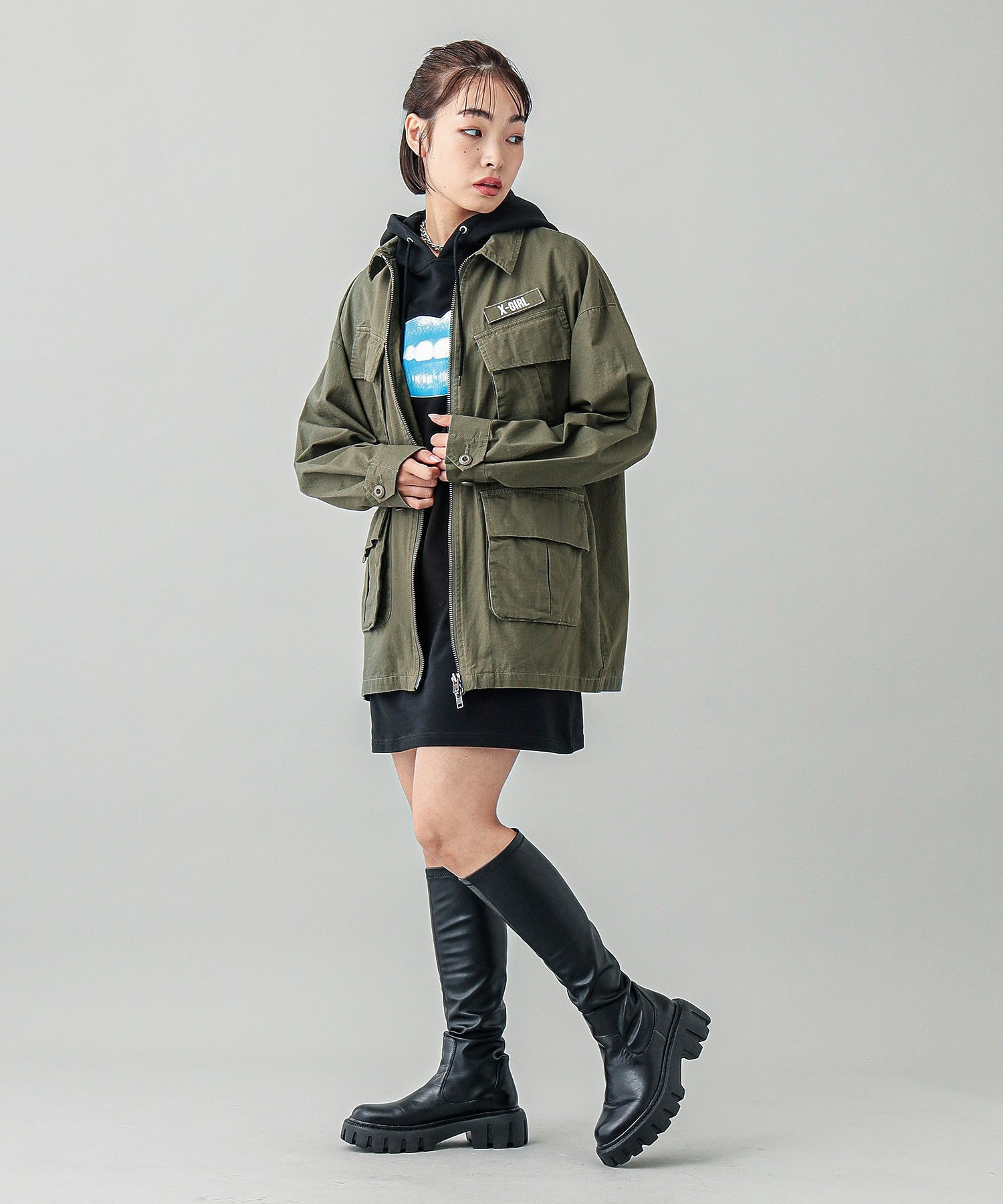 MILITARY SHIRT X-girl