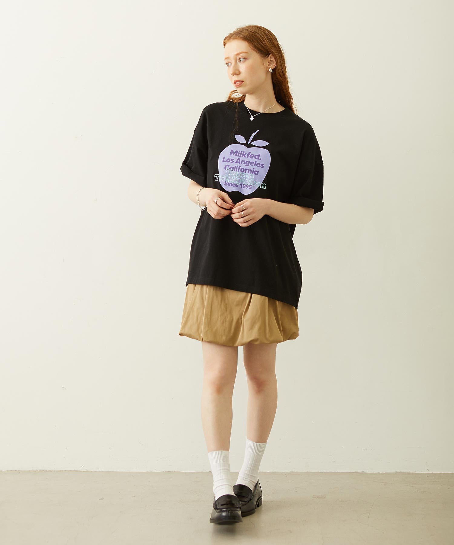 APPLE EMBROIDERY S/S TEE