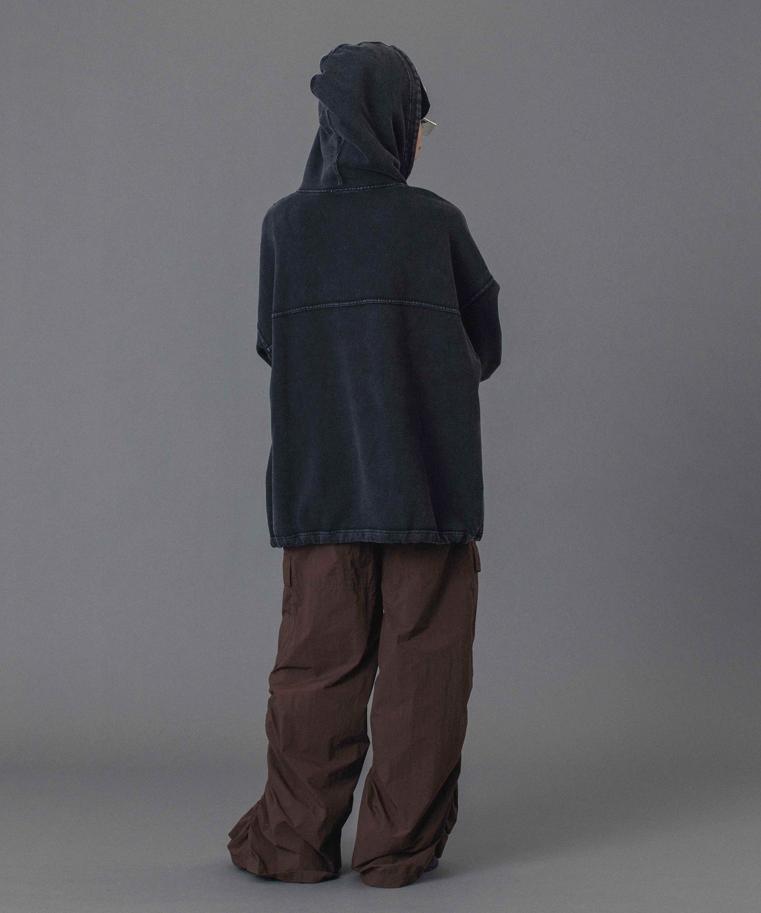 FADED SWEAT ANORAK PARKA
