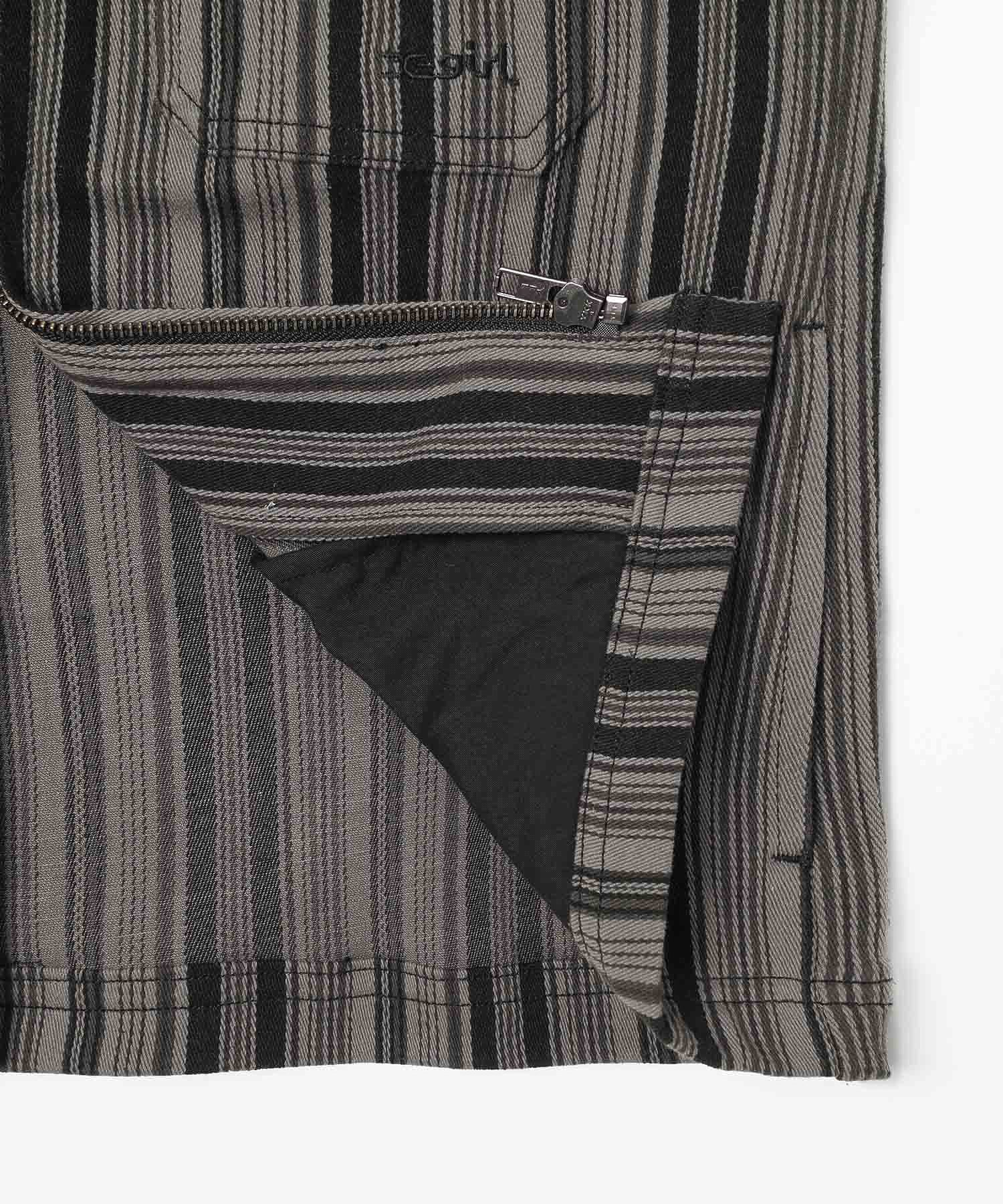 MULTI STRIPE SLEEVELESS SHIRT X-girl