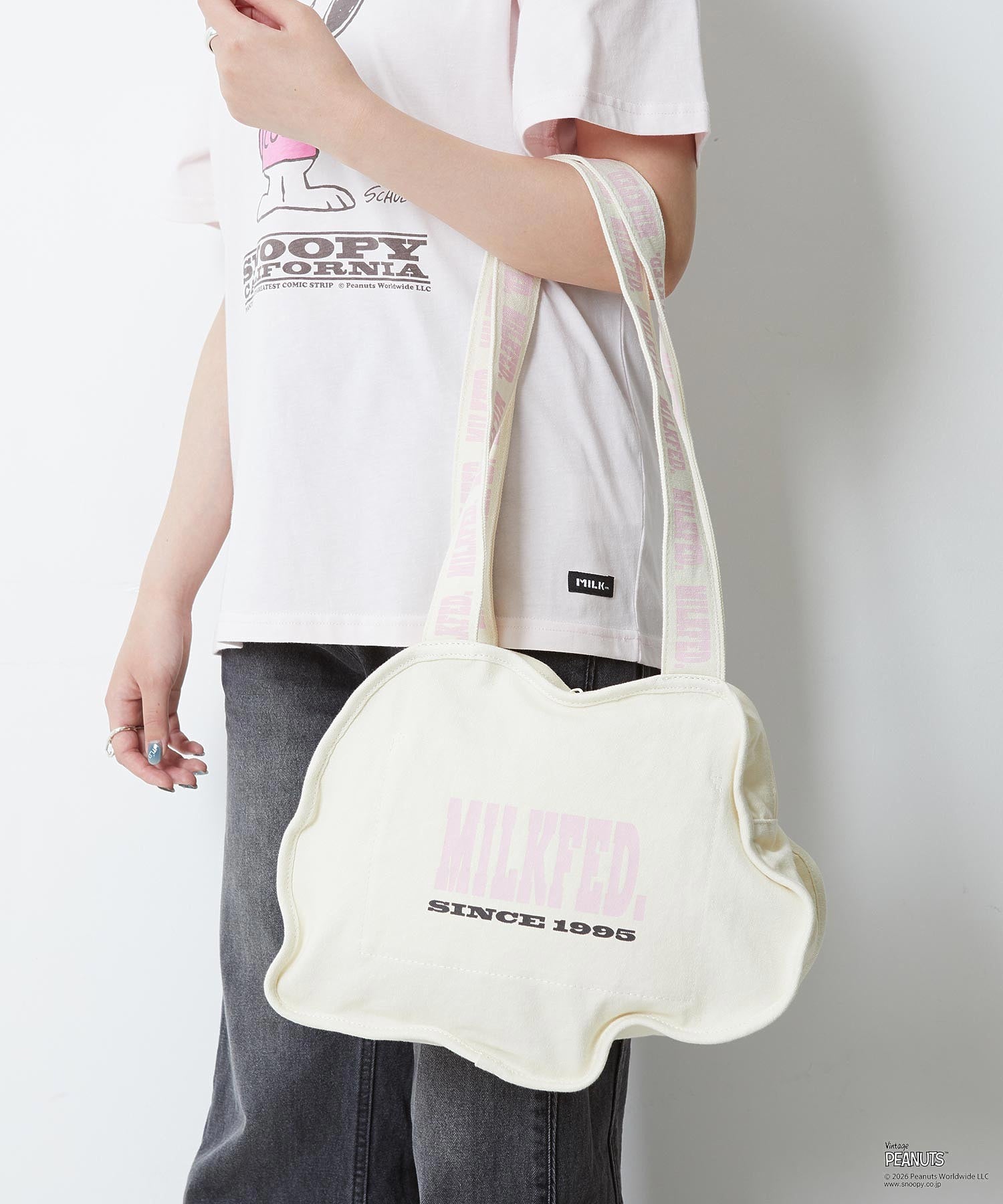 MILKFED. × PEANUTS / FACE TOTE