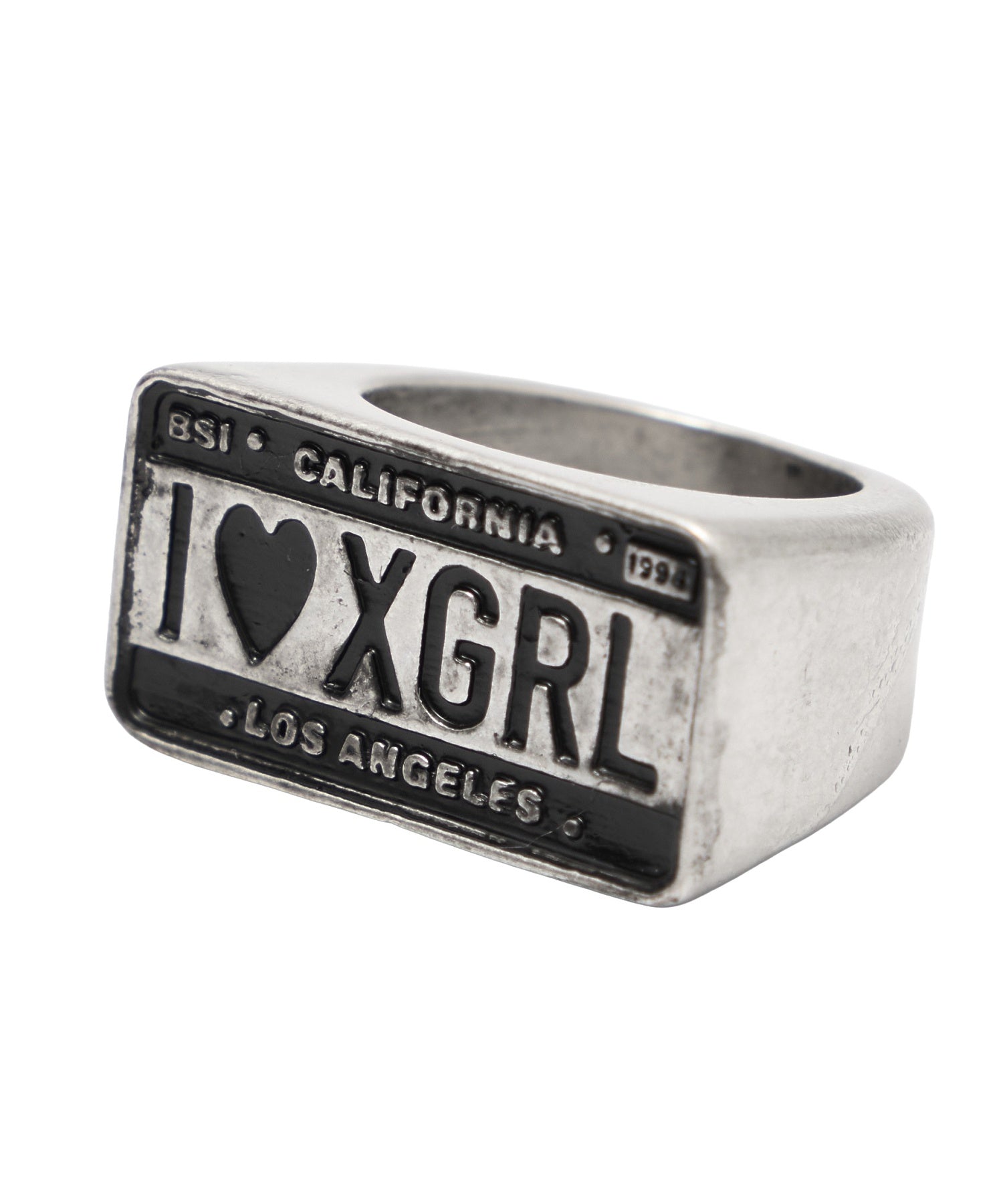 PLATE LOGO RING