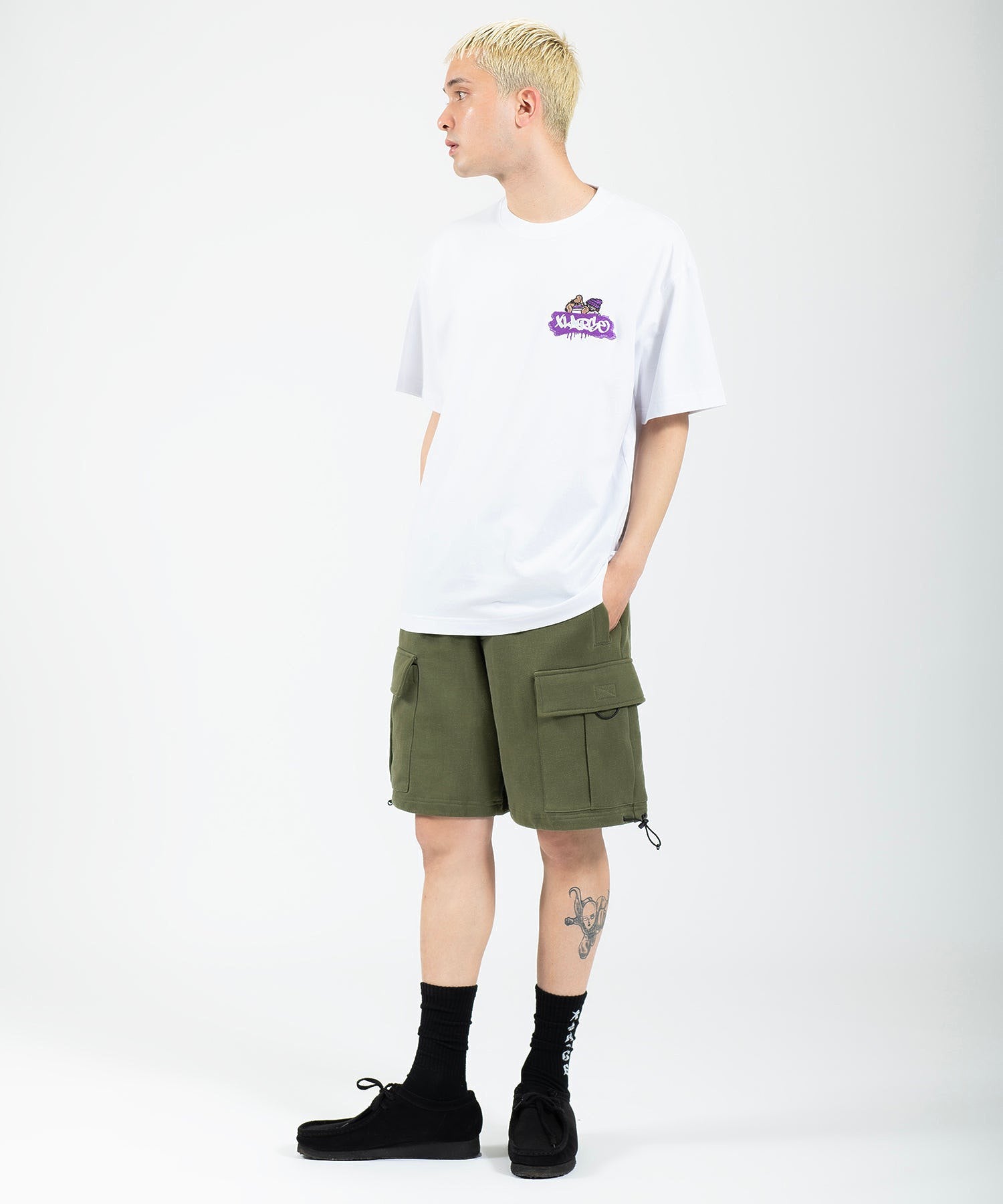 MODEL 身長178cm / 着用サイズ：Lサイズ ※商品の色味の目安は、商品単体の画像をご参照ください。