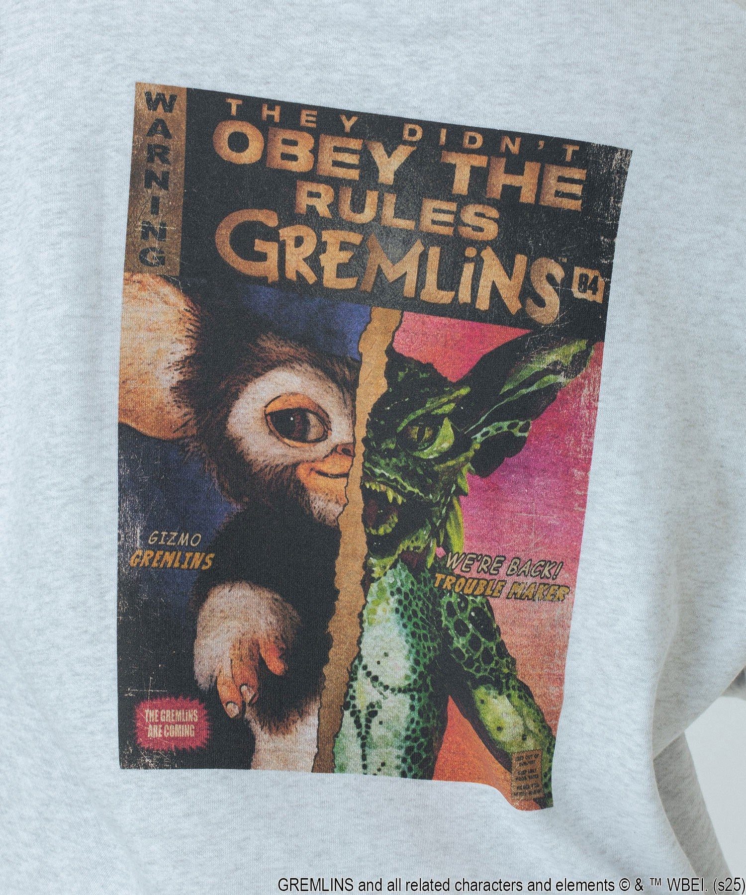 ROSEBUD LIMITED/GREMLINS BACK PRINT SWEAT