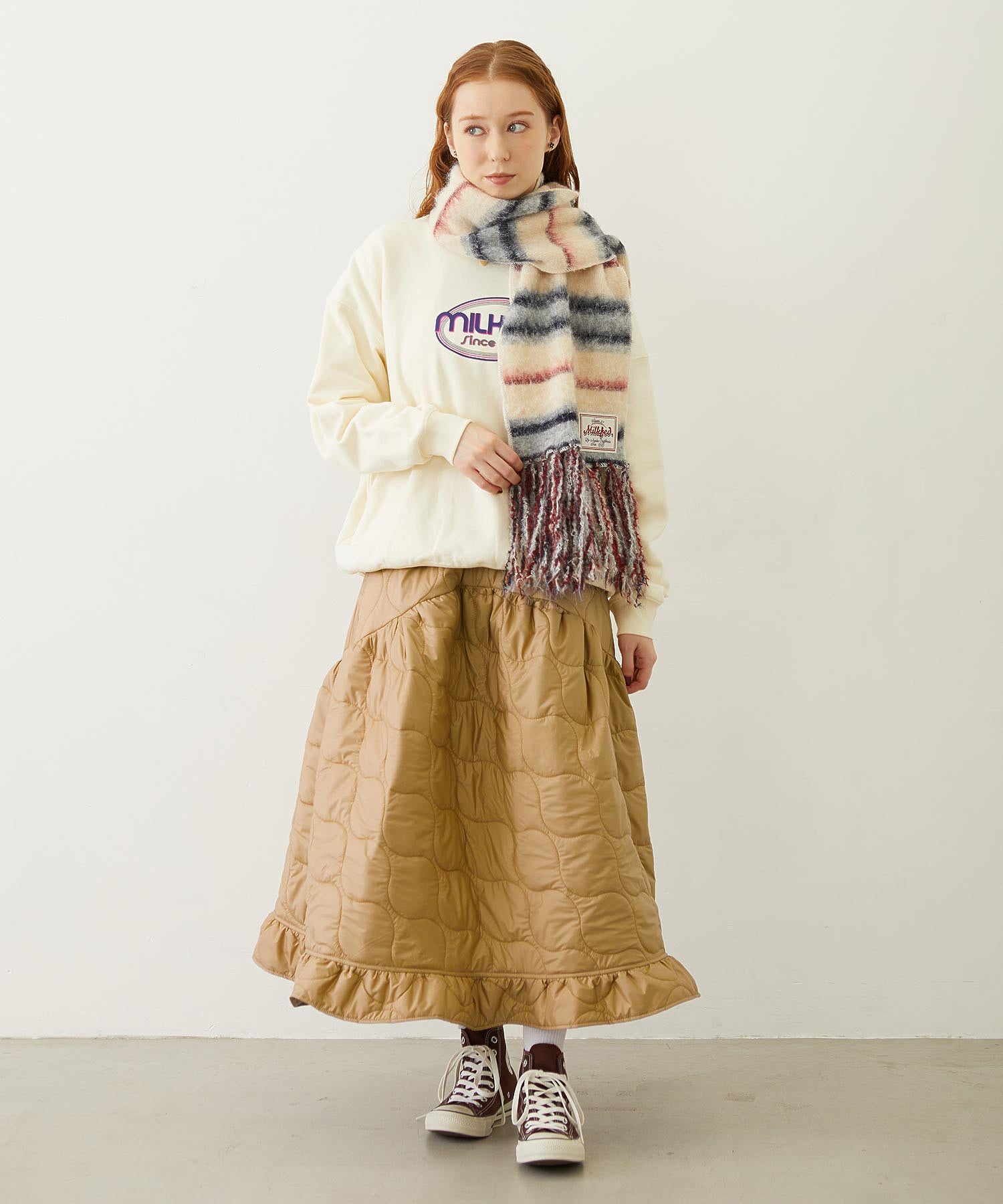 CIRCLE LOGO SWEAT TOP