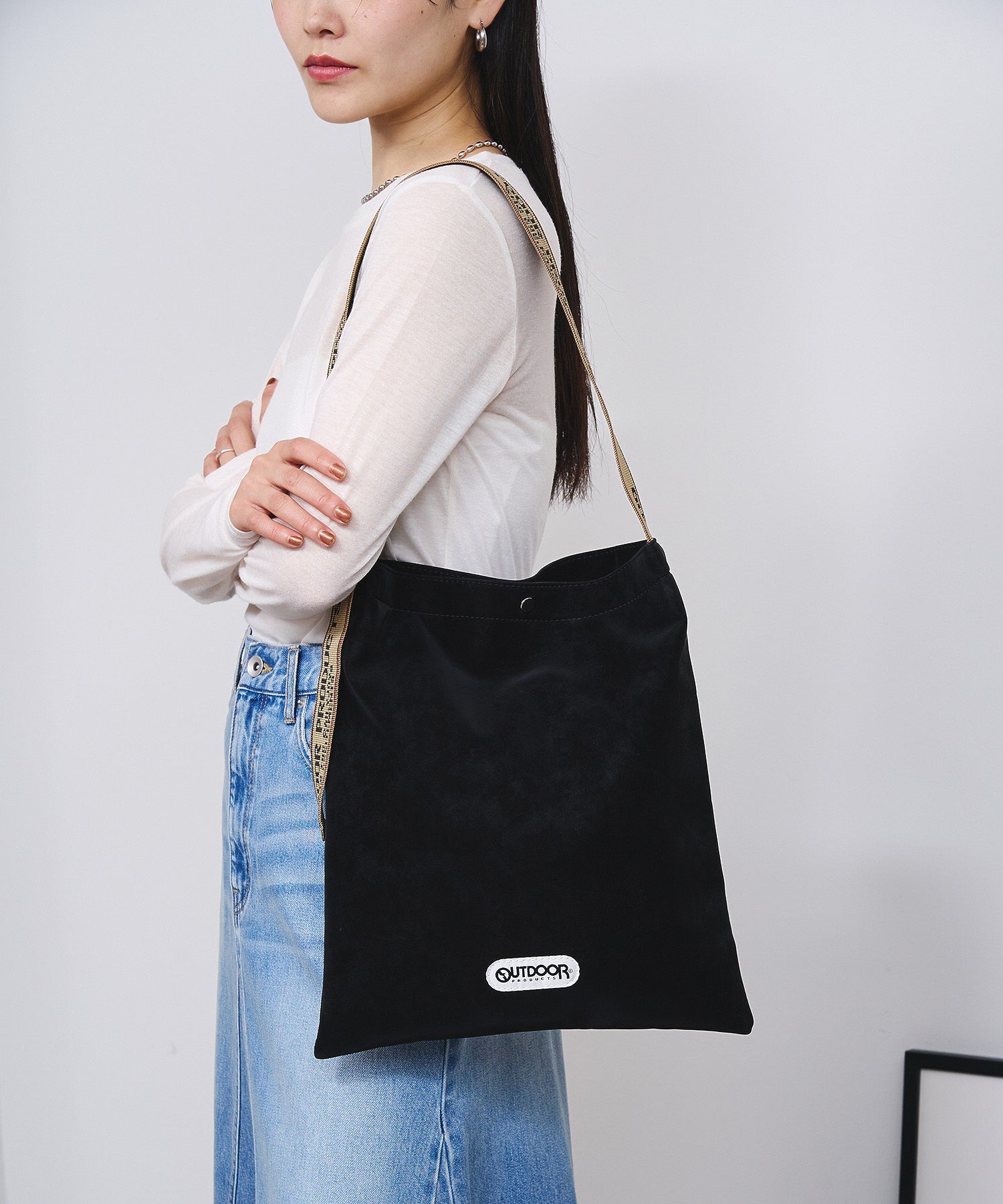 【ROSE BUD別注】OUTDOOR PRODUCTS/JACQUARD TAPE TOTE