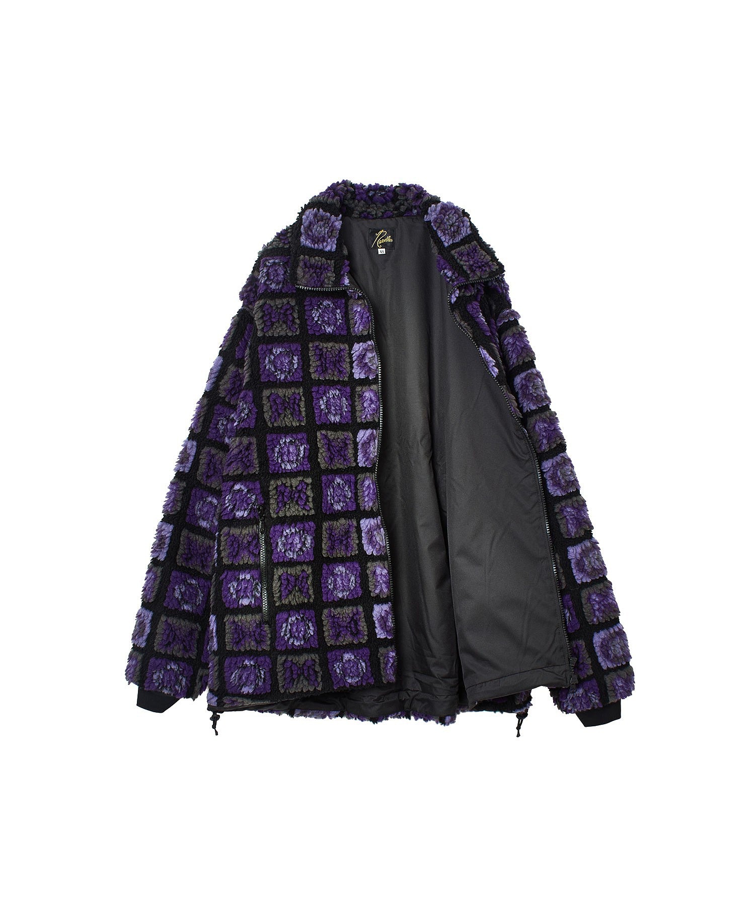 NEEDLES/FUR JACKET - PAPILLON PLAID PILE