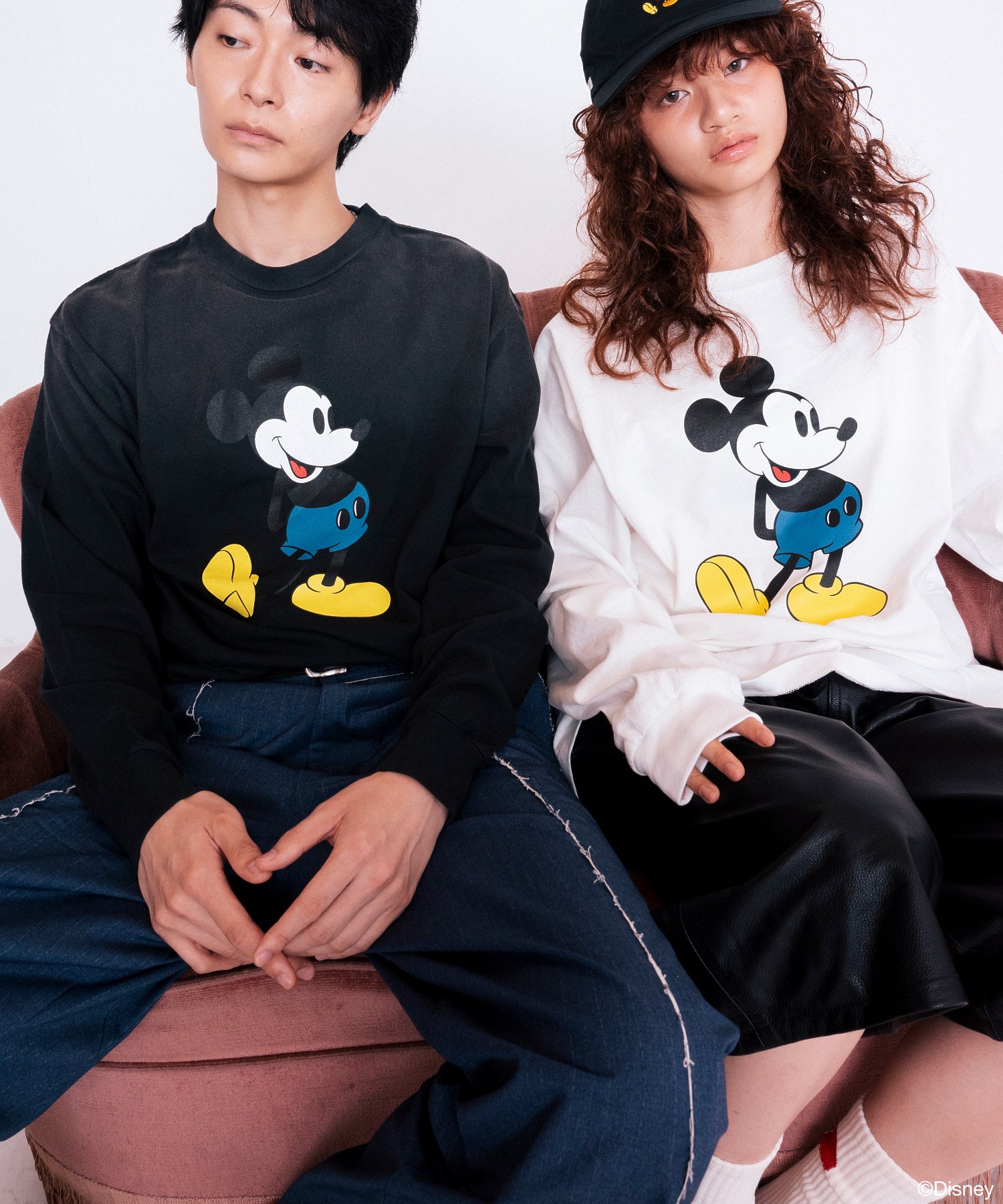 【F-LAGSTUF-F】MICKEY L/S T-SHIRT