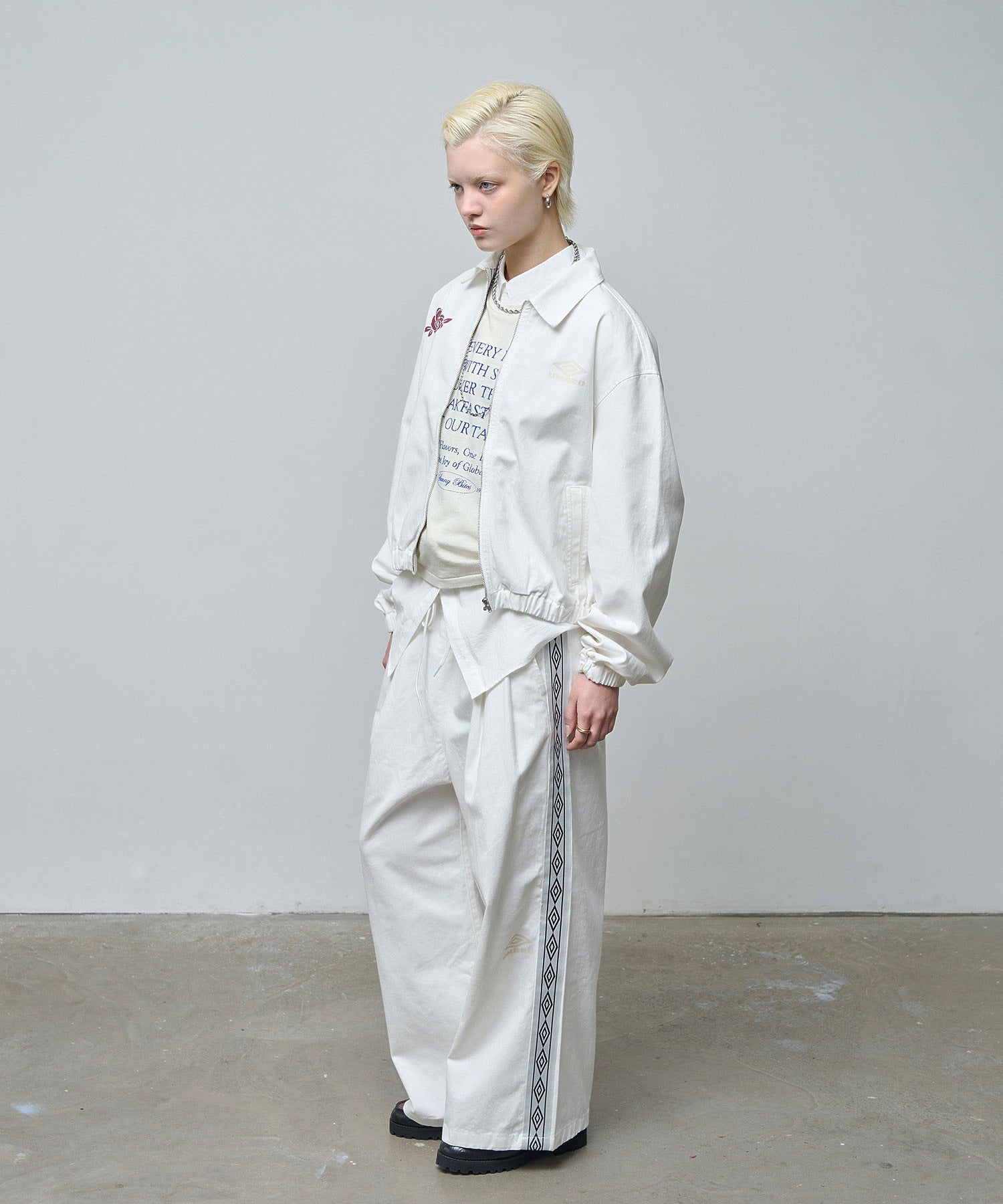 UMBRO/DENIM WIDE PANTS