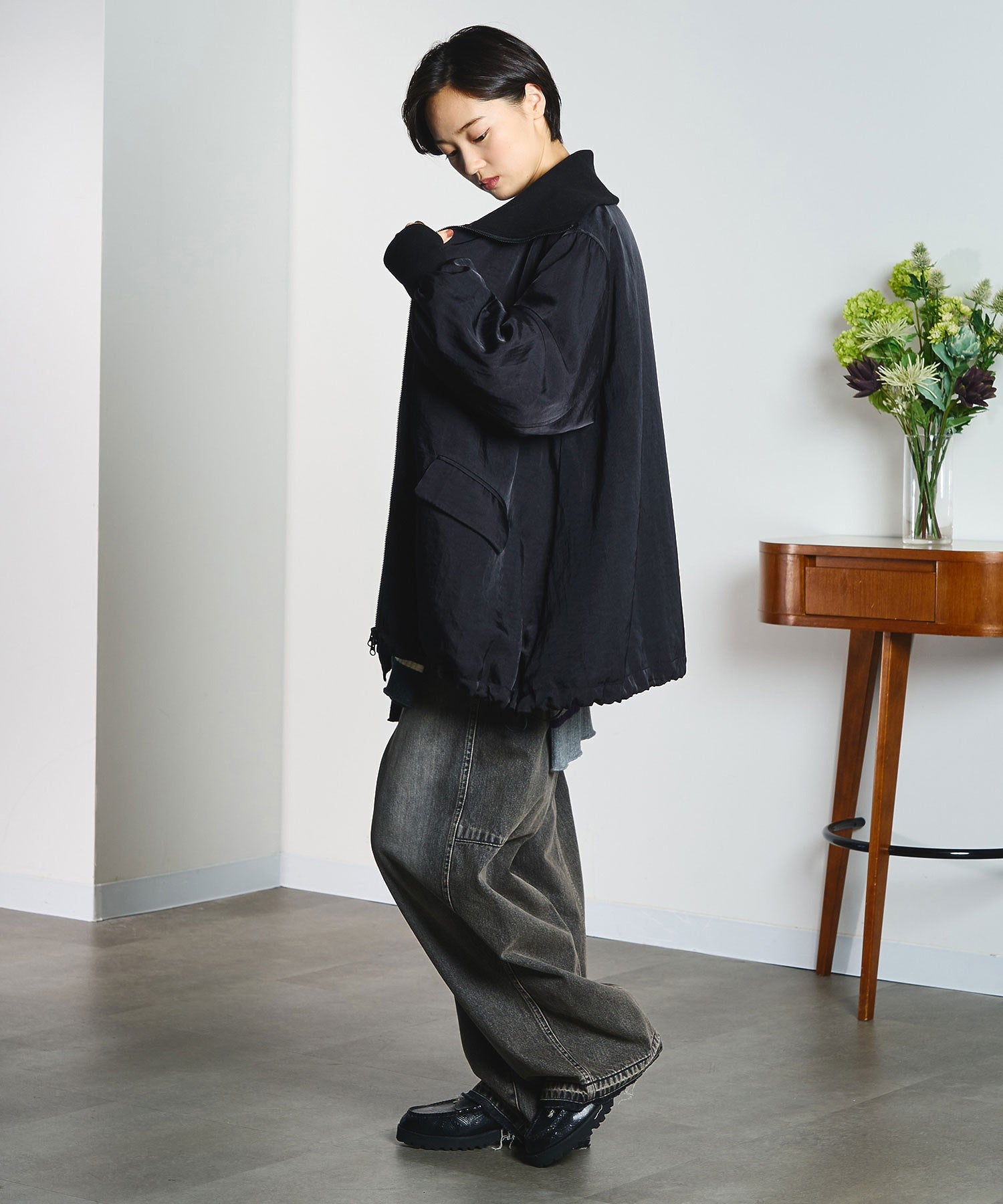 model:166cm 着用サイズ:S