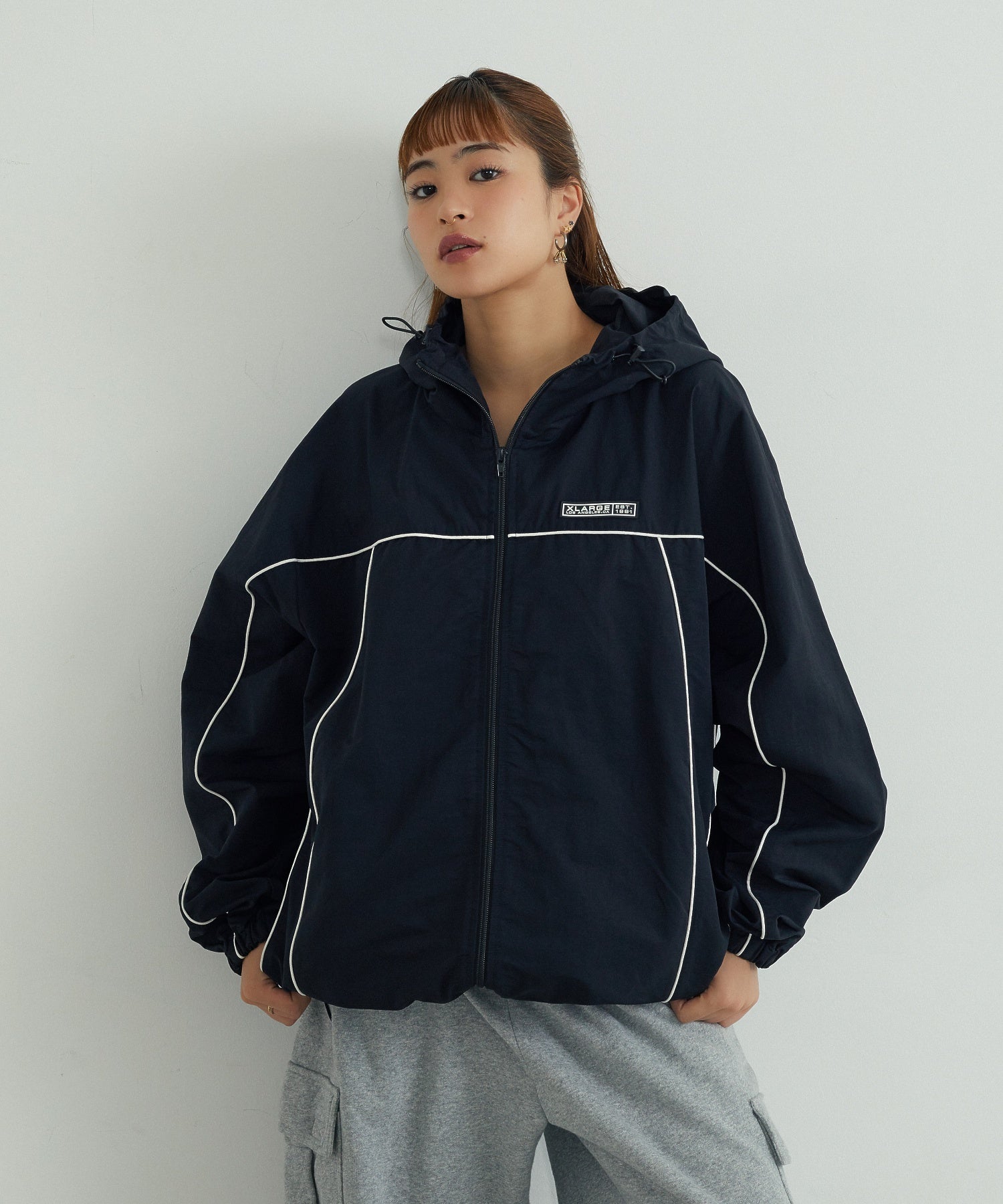 MODEL身長：165cm / 着用サイズ：Lサイズ