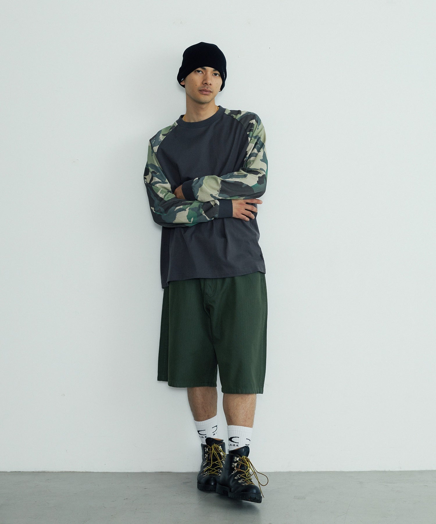 HERRINGBONE SHORT PANTS