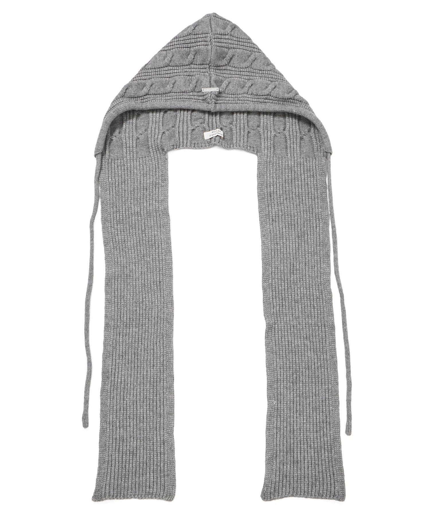 ニットフードマフラー