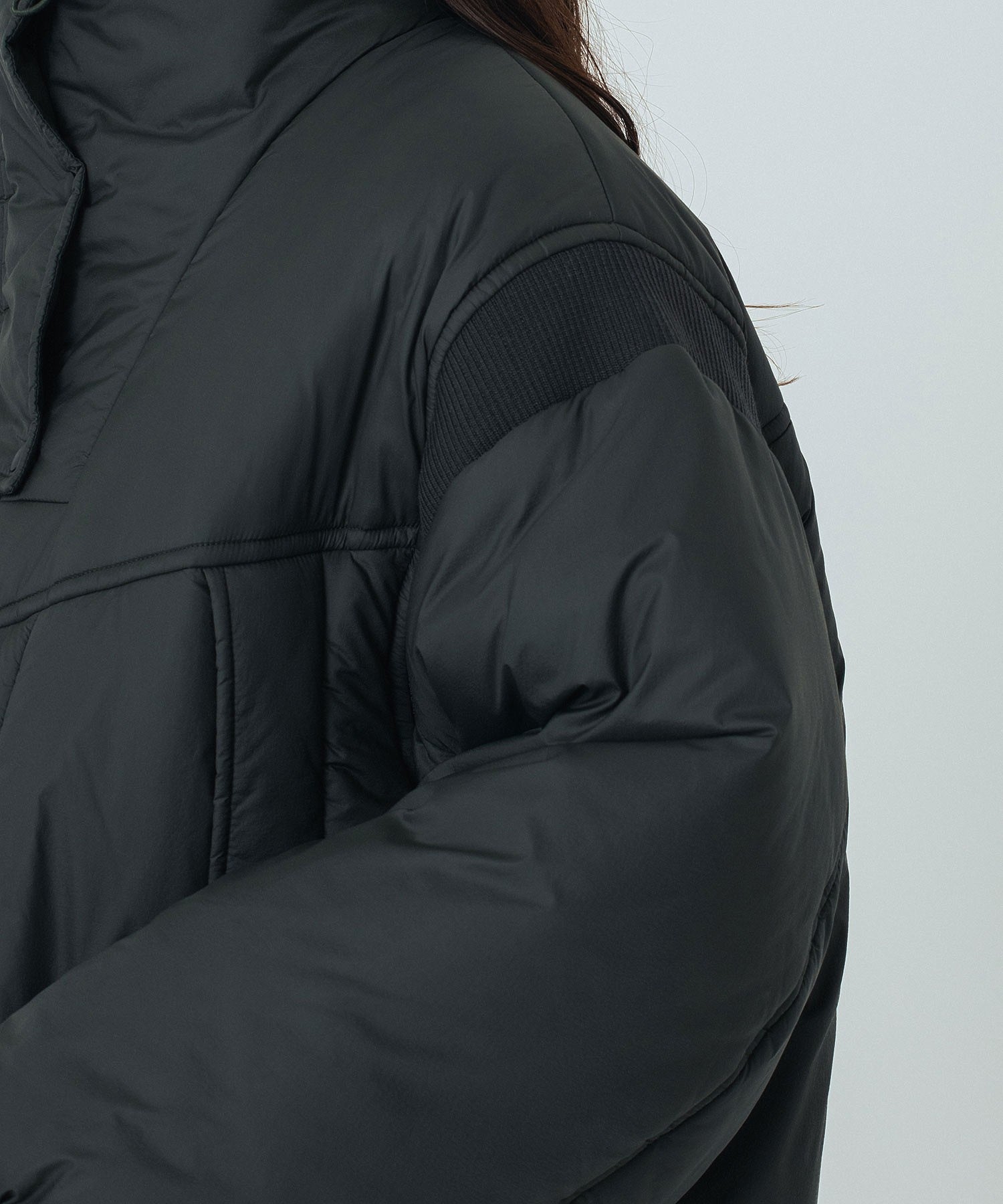 STAND COLLAR PADDED JACKET
