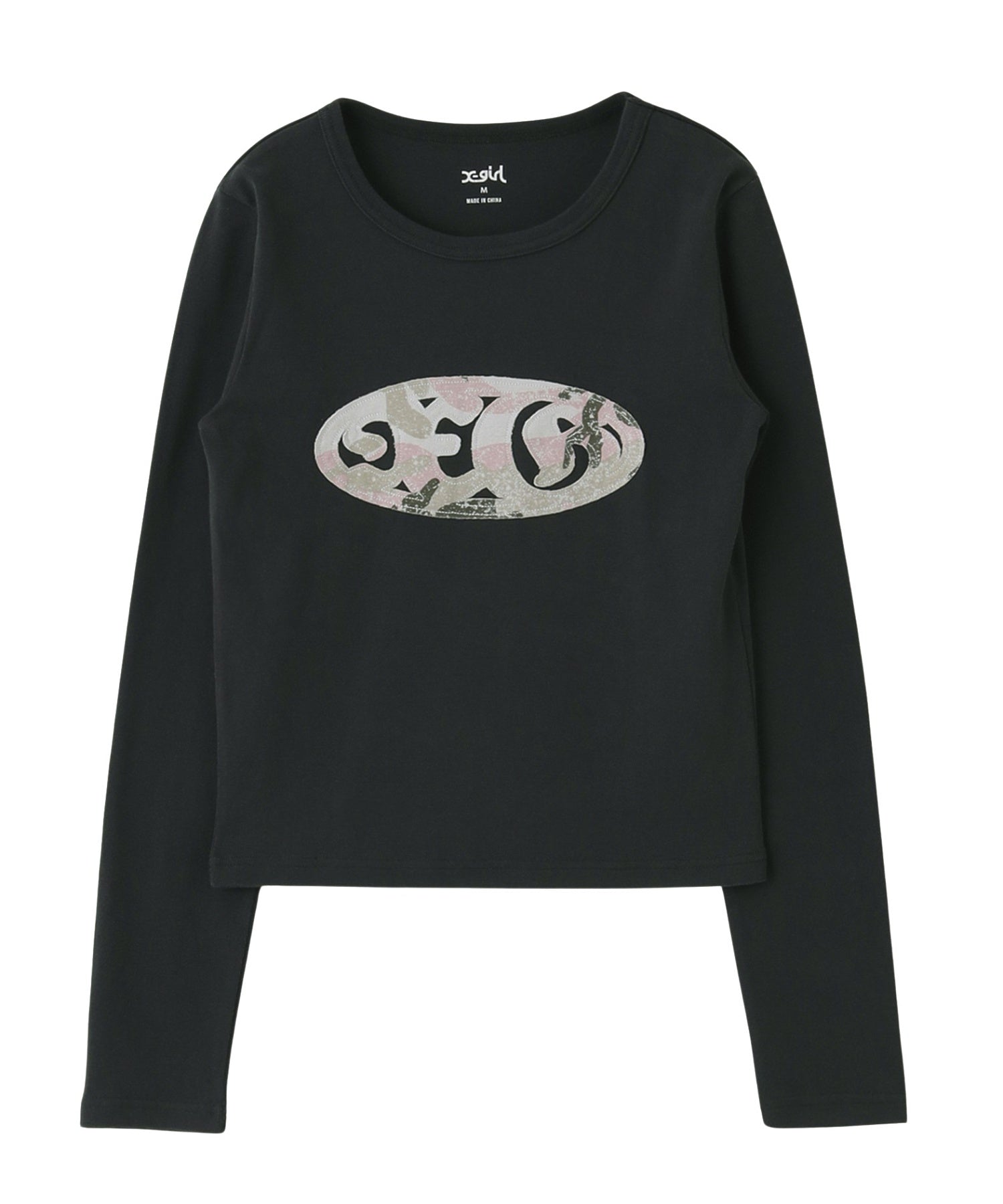 OVAL LOGO PATCH L/S COMPACT TOP