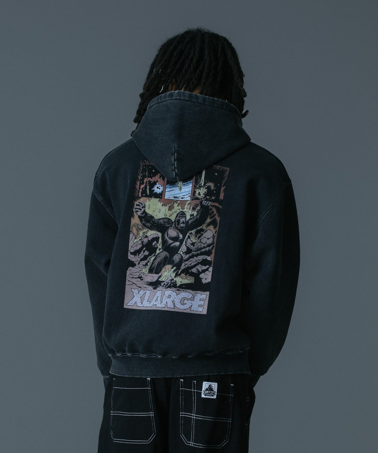 XLARGE COMIC TWO HOODED SWEATSHIRT