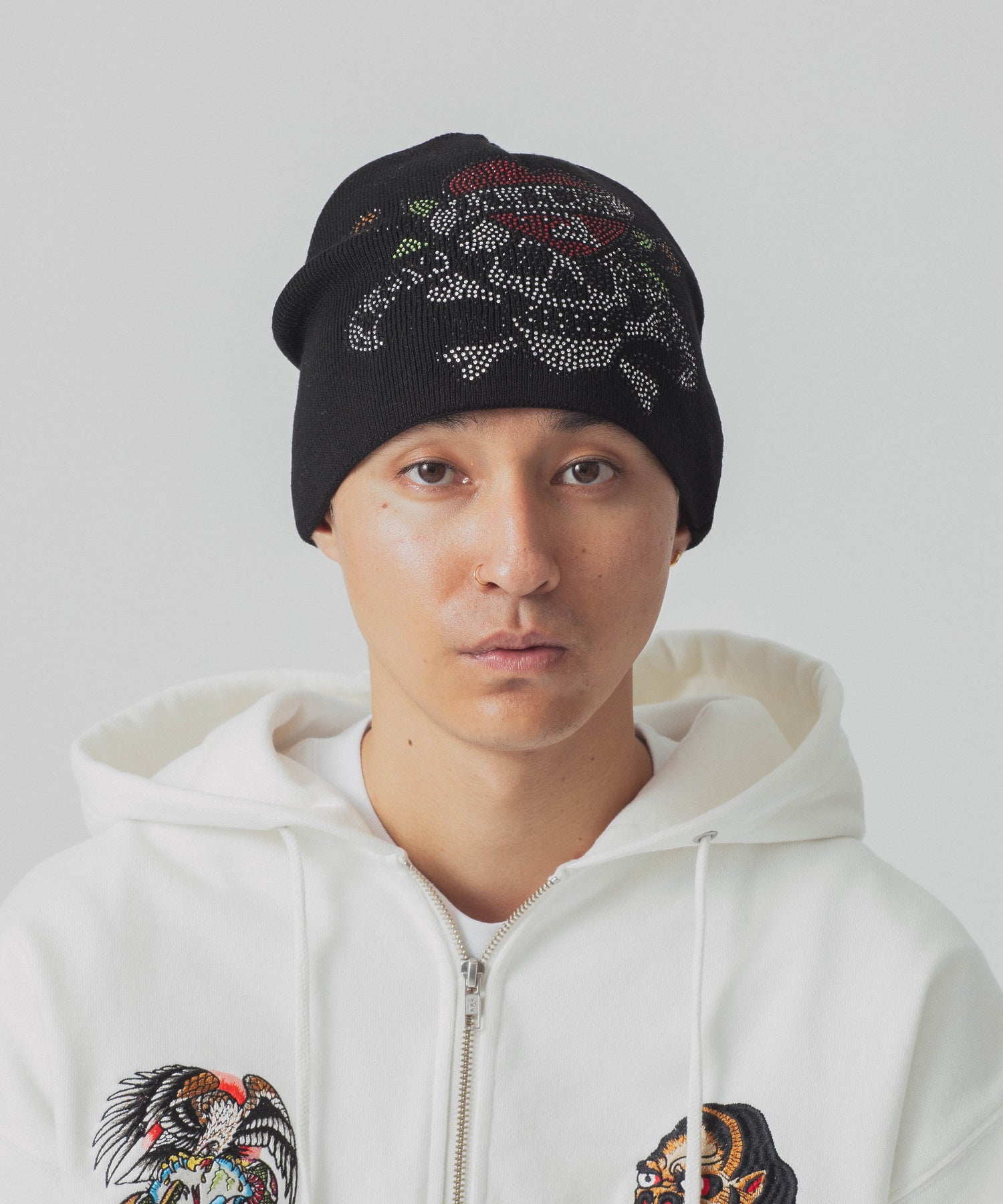 XLARGE×ED HARDY SINGLE BEANIE