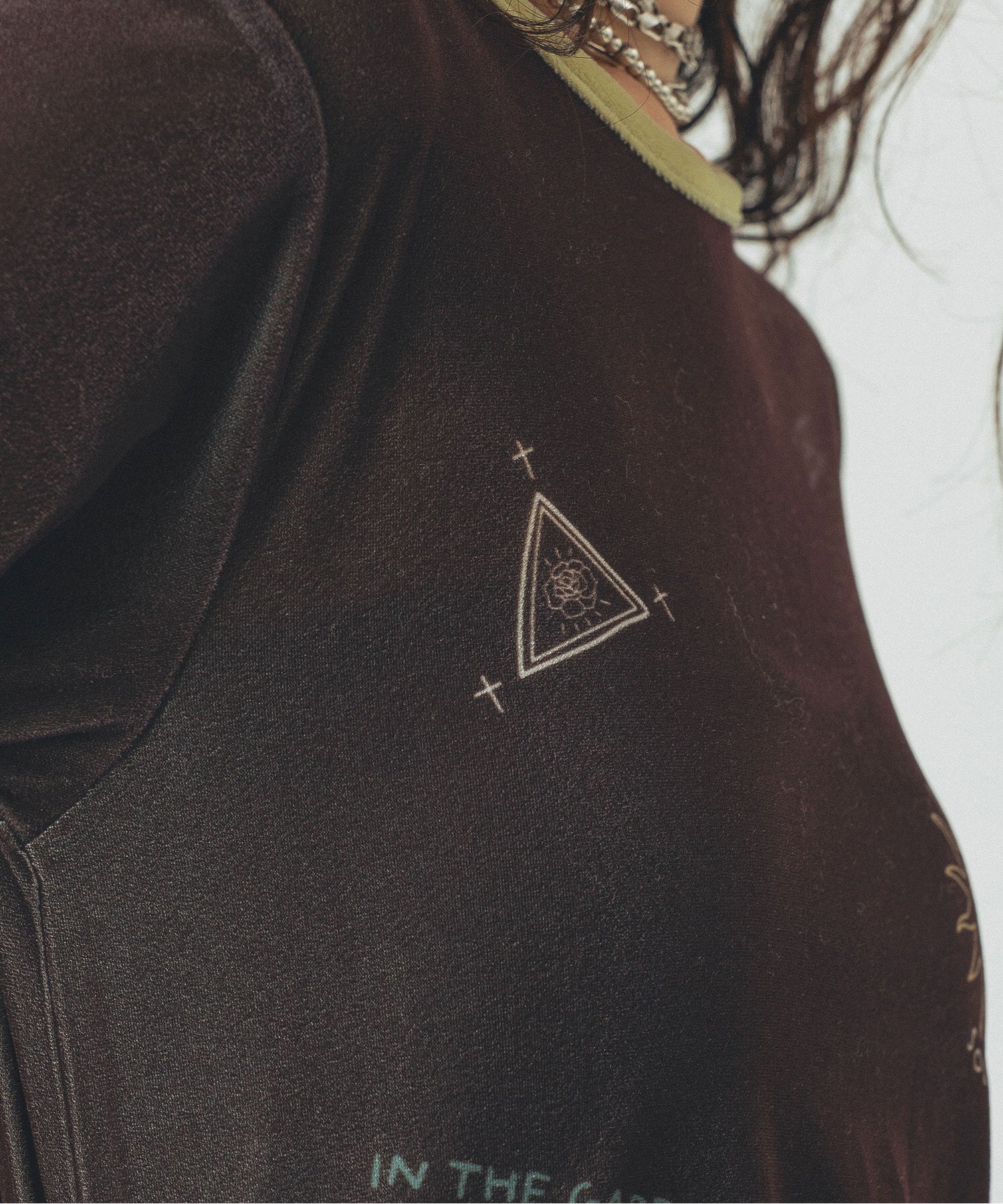 SHEER VELOUR L/S TEE