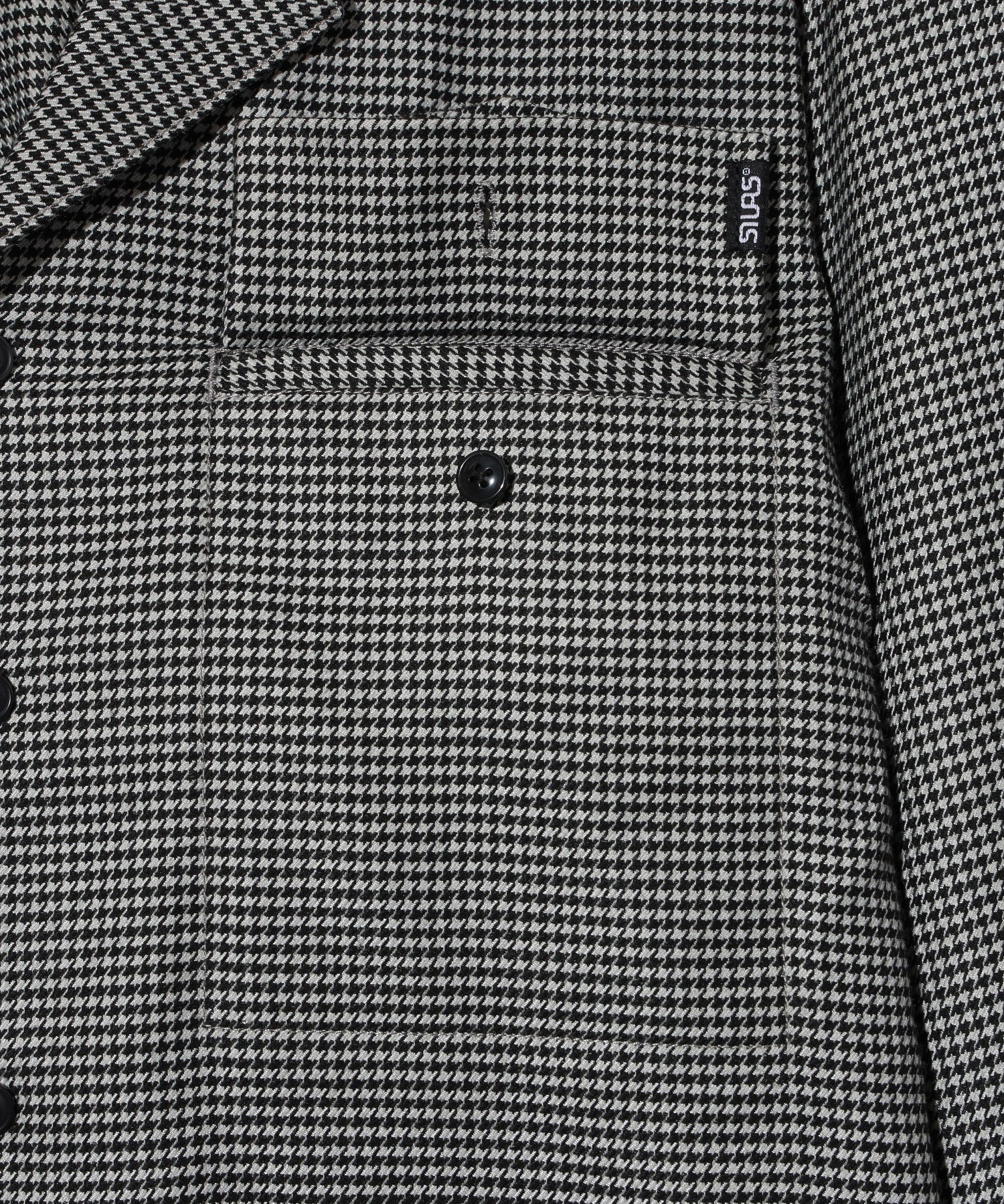 L/S HOUNDSTOOTH PATTERN SHIRT