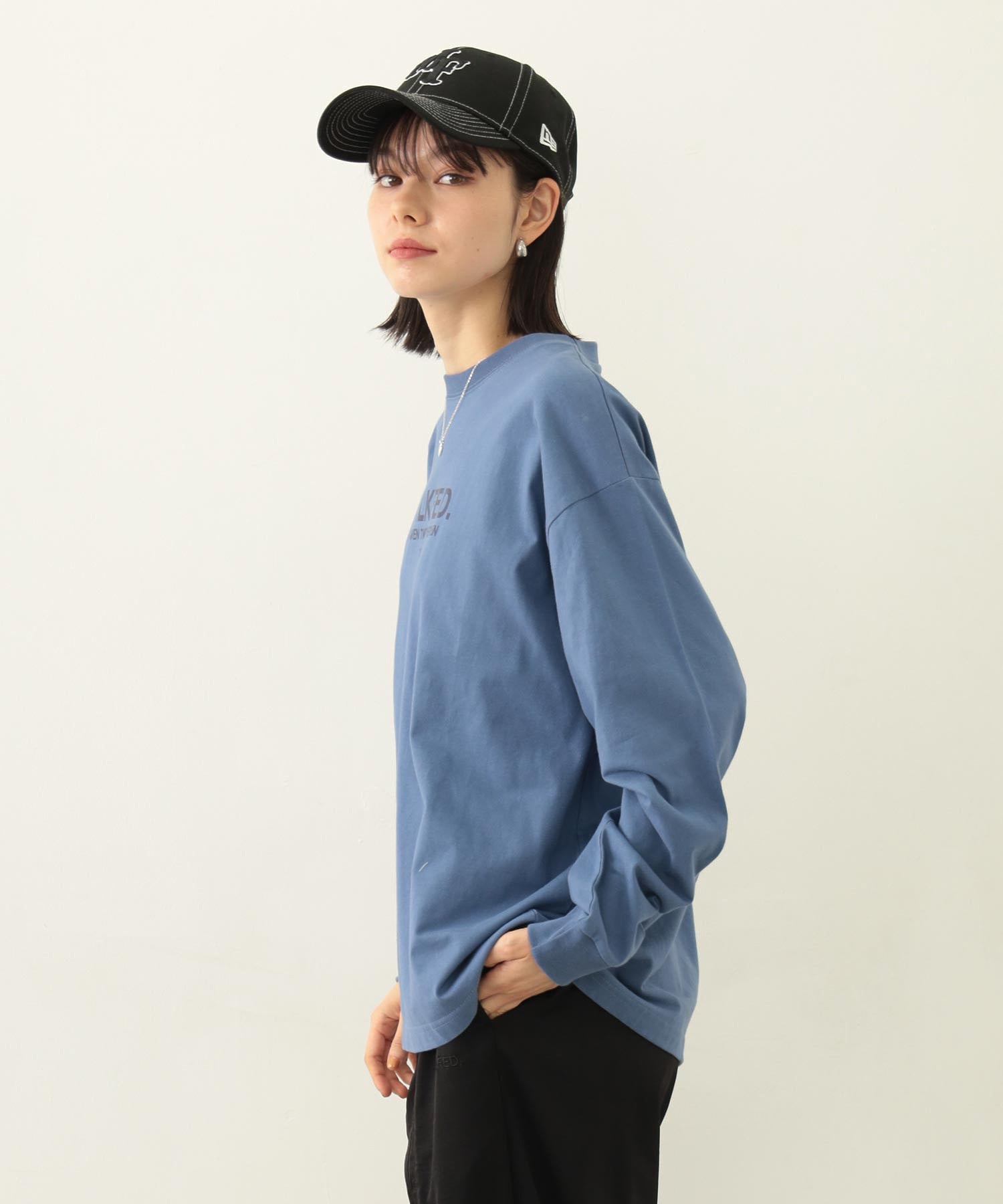 STENCIL LOGO WIDE L/S TEE