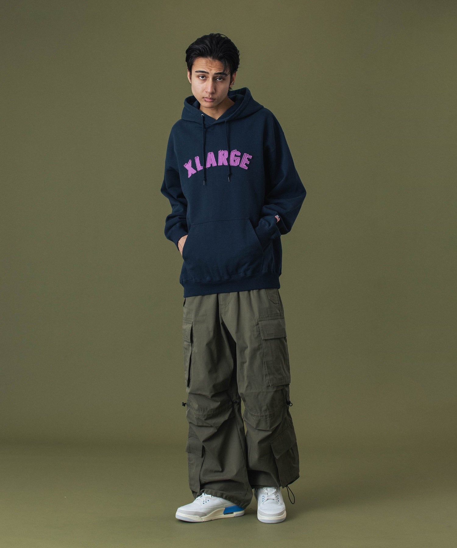 ARCH LOGO PULLOVER HOODED SWEATSHIRT