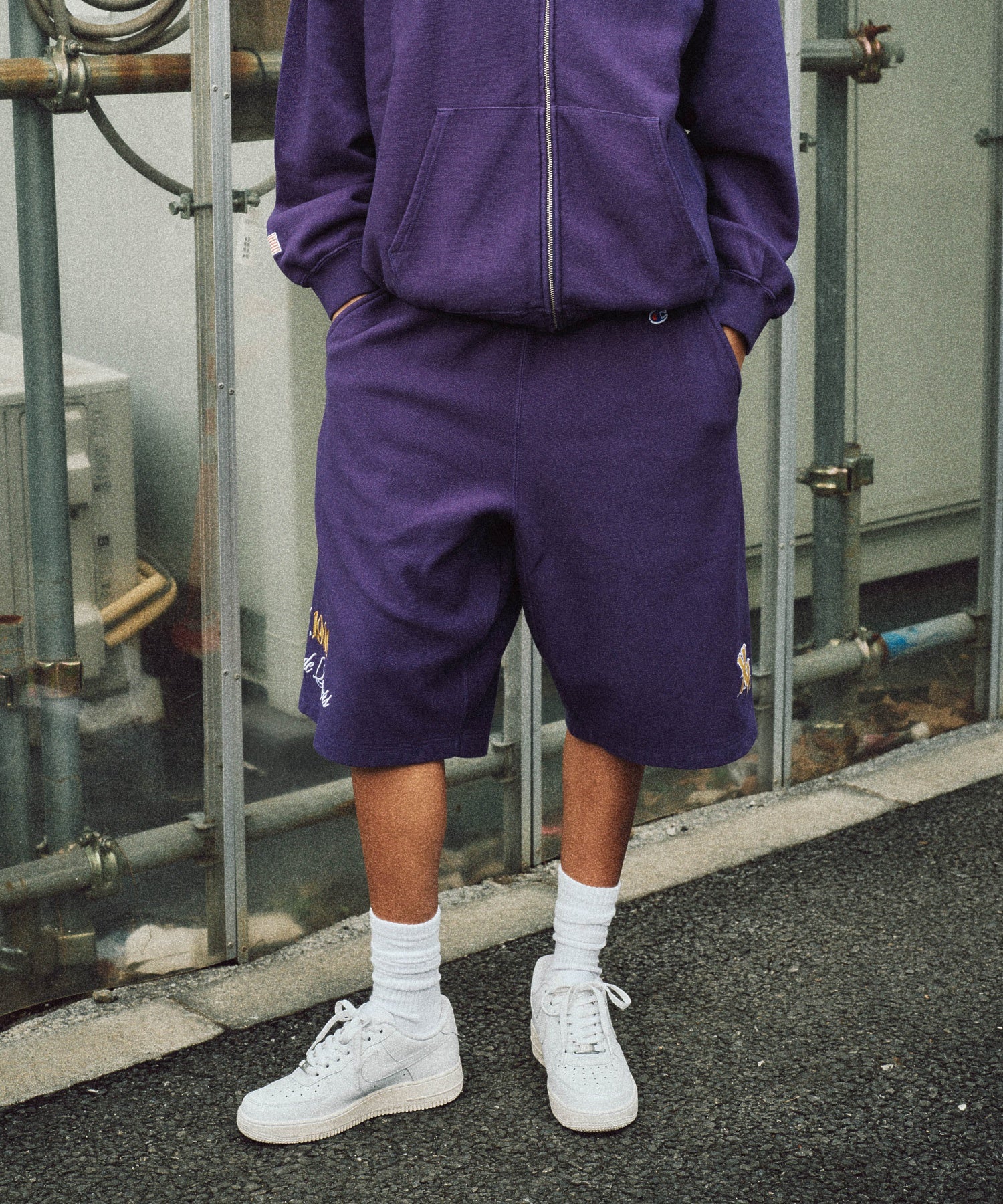 XLARGE×Champion SWEAT SHORTS