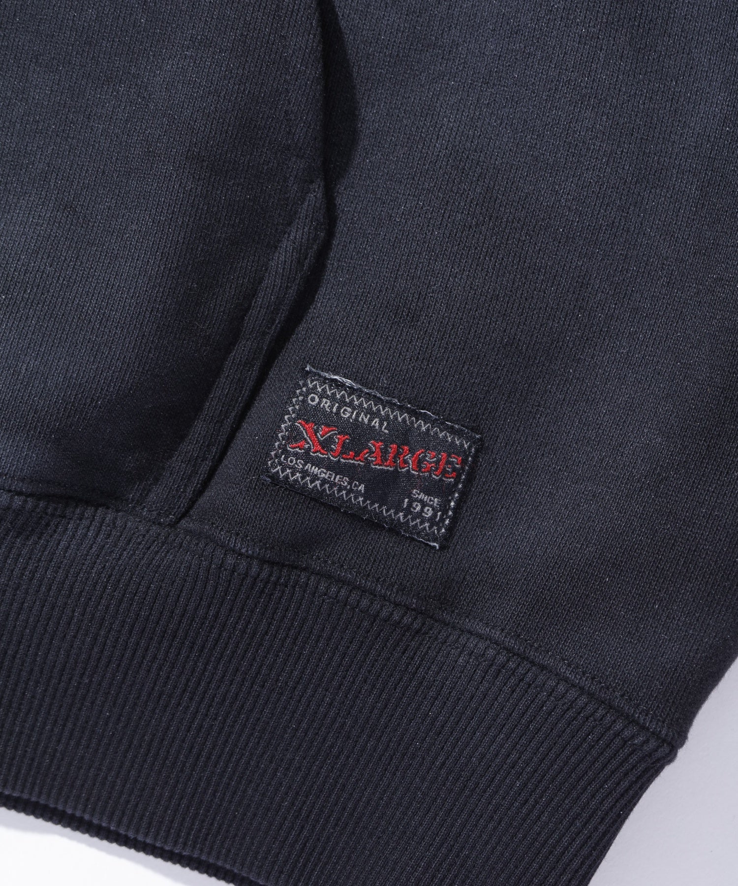 SPRAY PROCESSED ZIP HOODED SWEATSHIRT